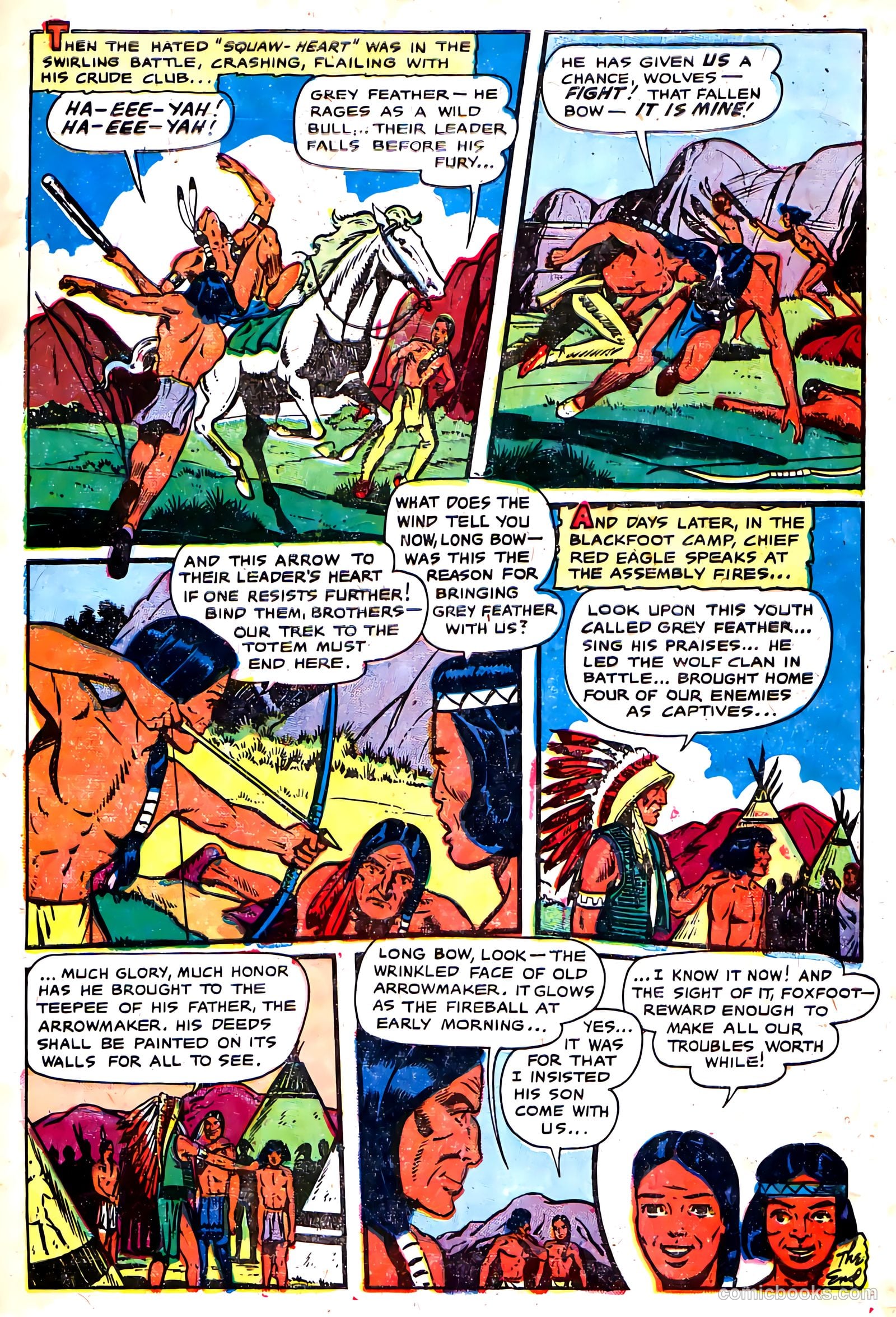 Indians #10 (1952) — page 33 of 36