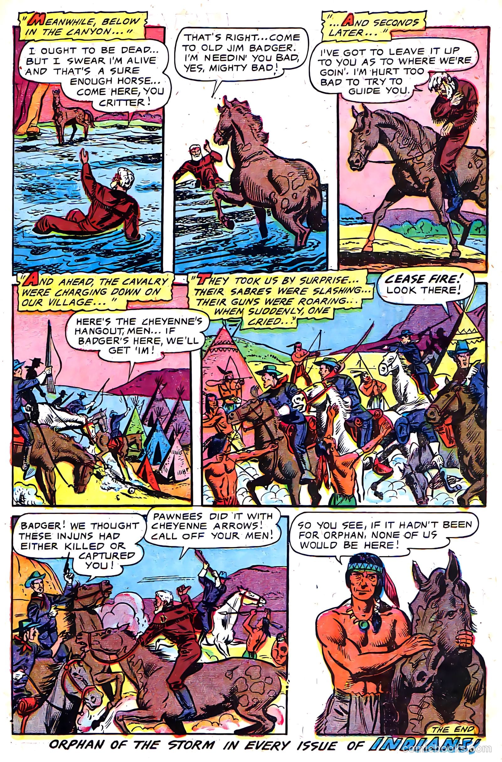 Indians #15 (1952) — page 23 of 36