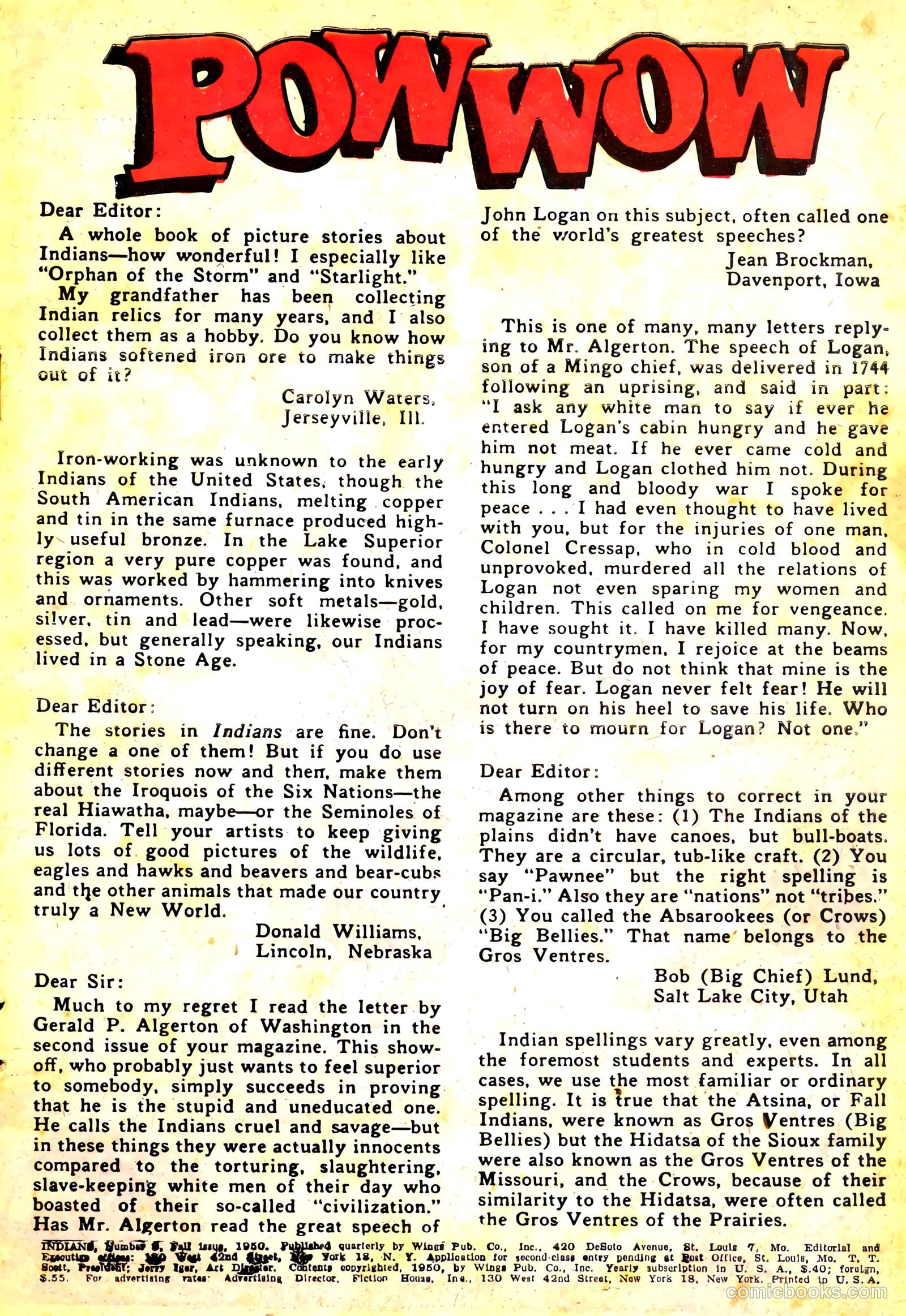 Indians #3 (1960) — page 3 of 51
