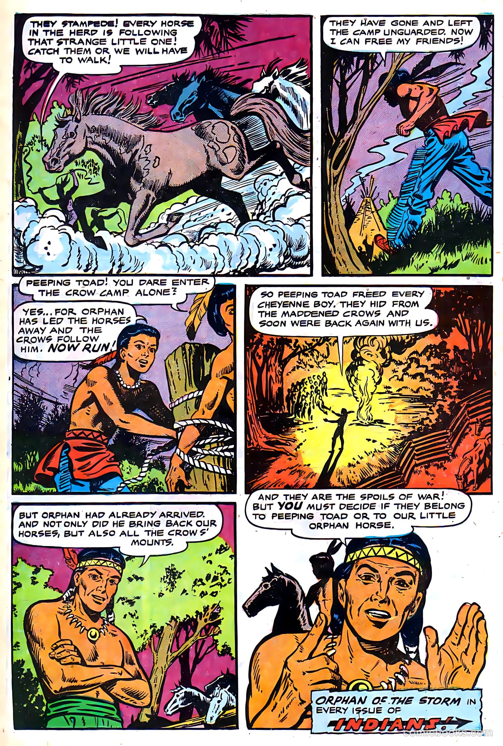 Indians #6 (1951) — page 34 of 52