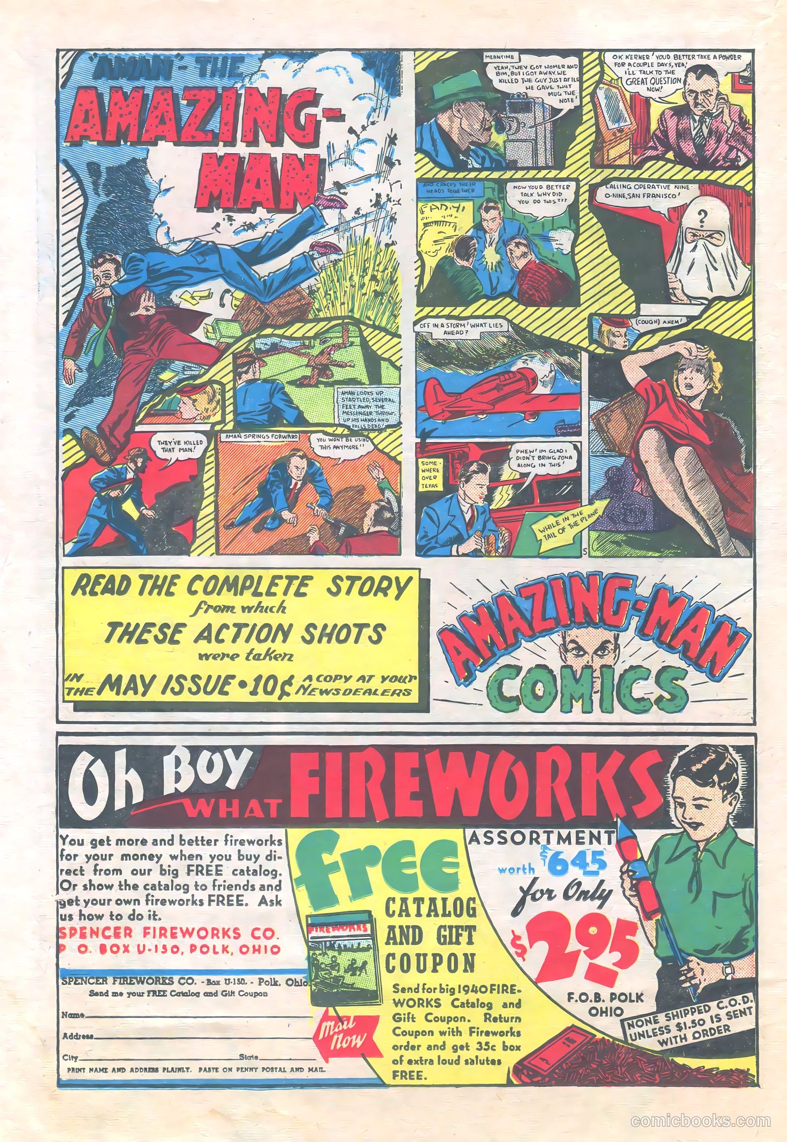 Amazing Adventure Funnies #1 (1940) — page 66 of 68