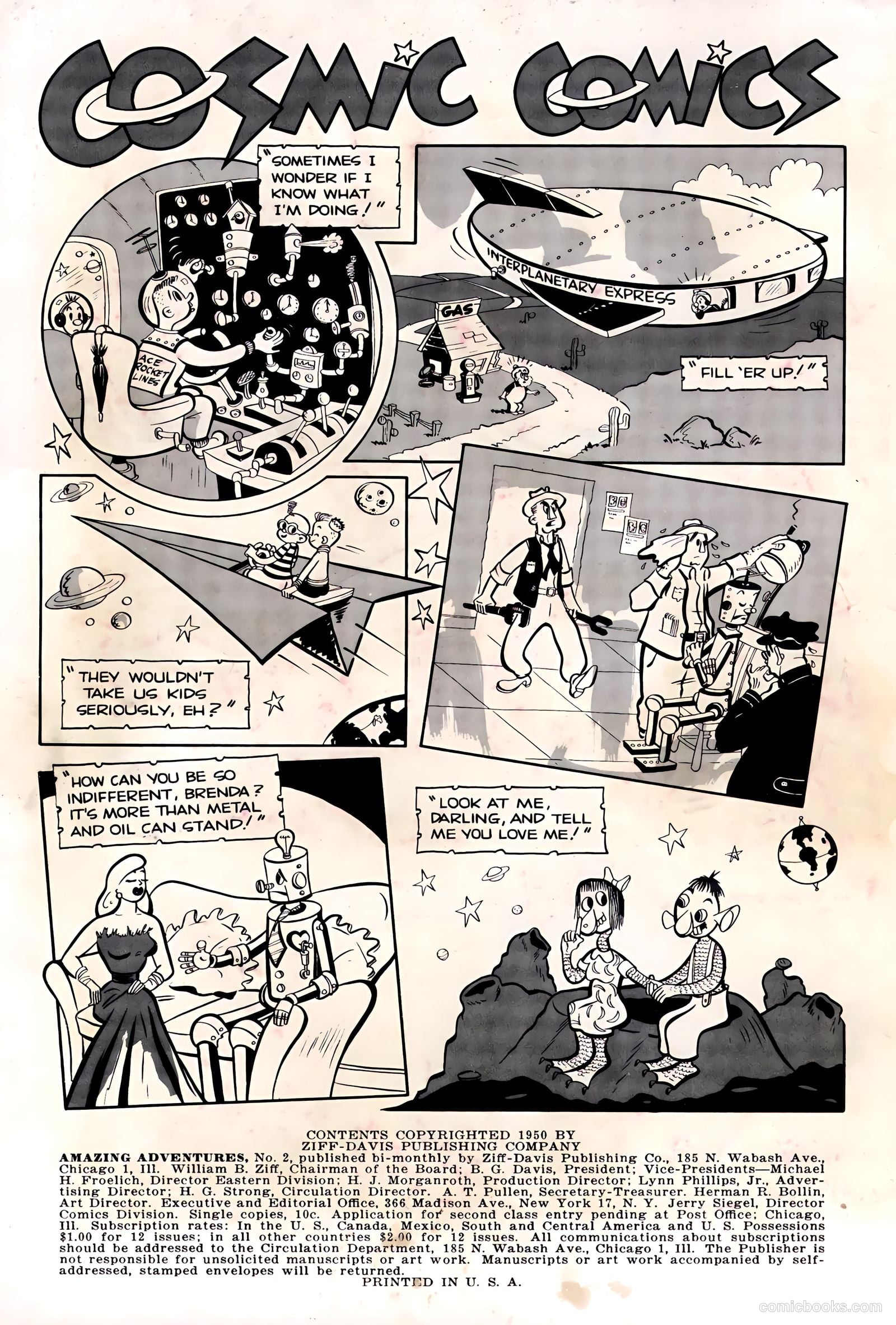Amazing Adventures #2 (1950) — page 2 of 36