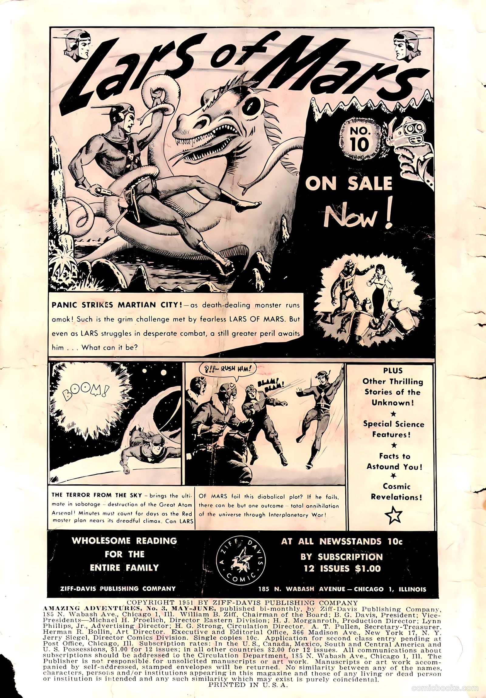 Amazing Adventures #3 (1951) — page 2 of 36