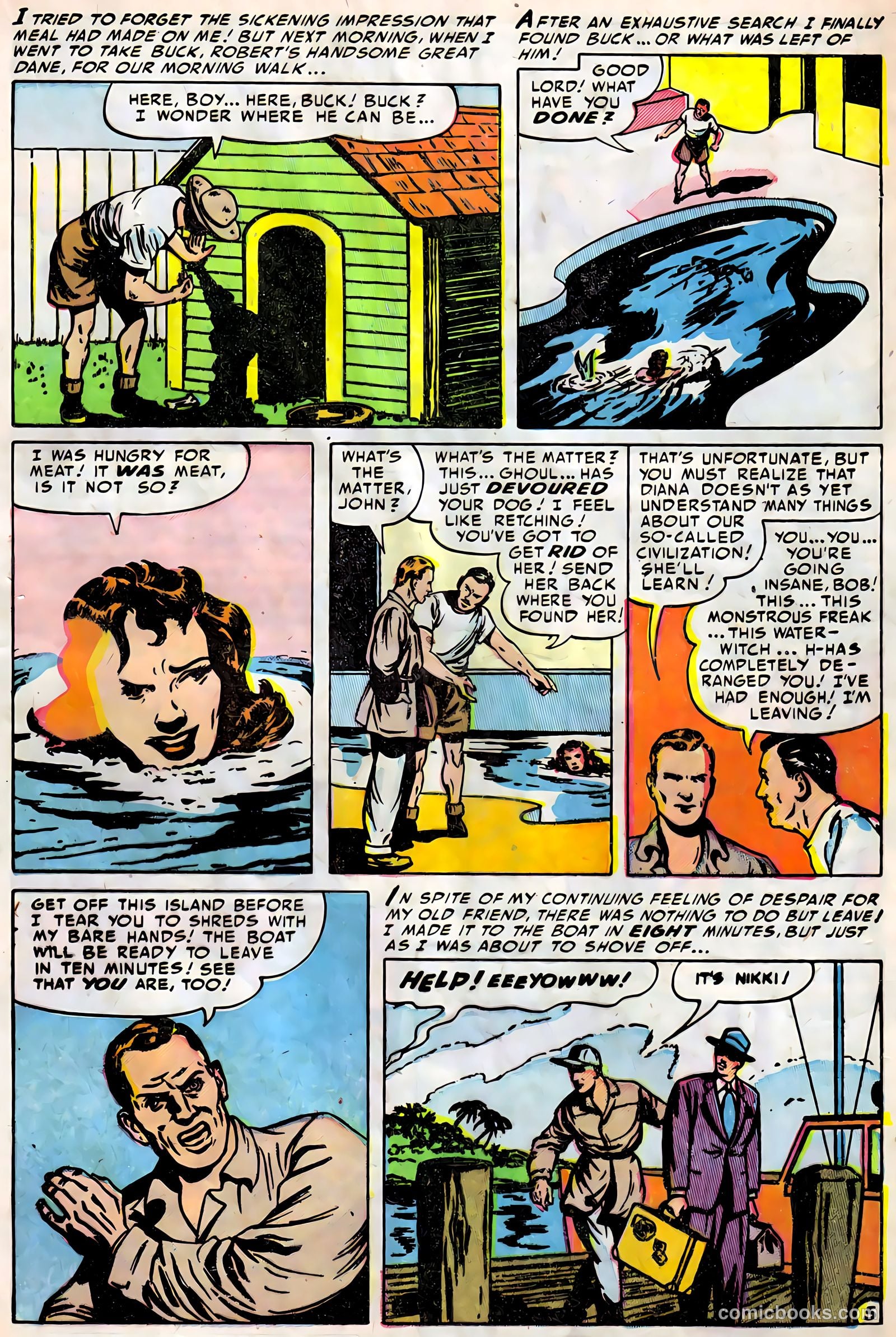 Amazing Ghost Stories #14 (1954) — page 13 of 36