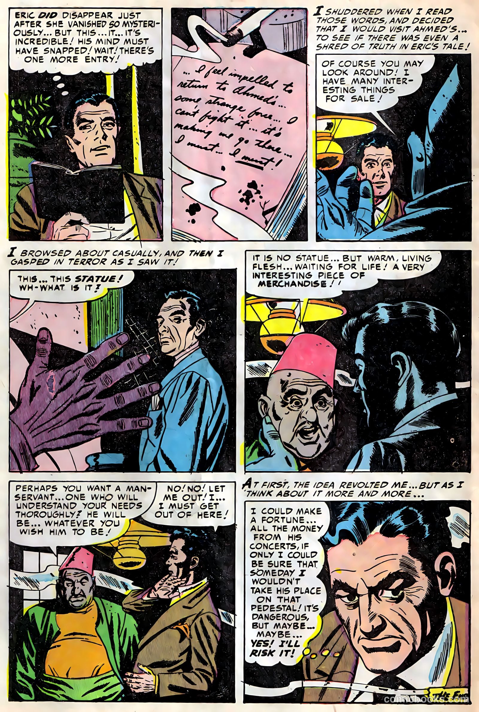 Amazing Ghost Stories #14 (1954) — page 28 of 36
