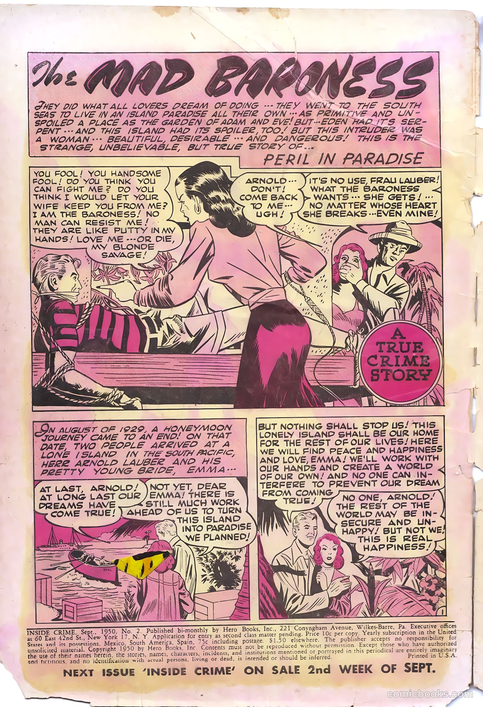 Inside Crime #2 (1950) — page 2 of 28