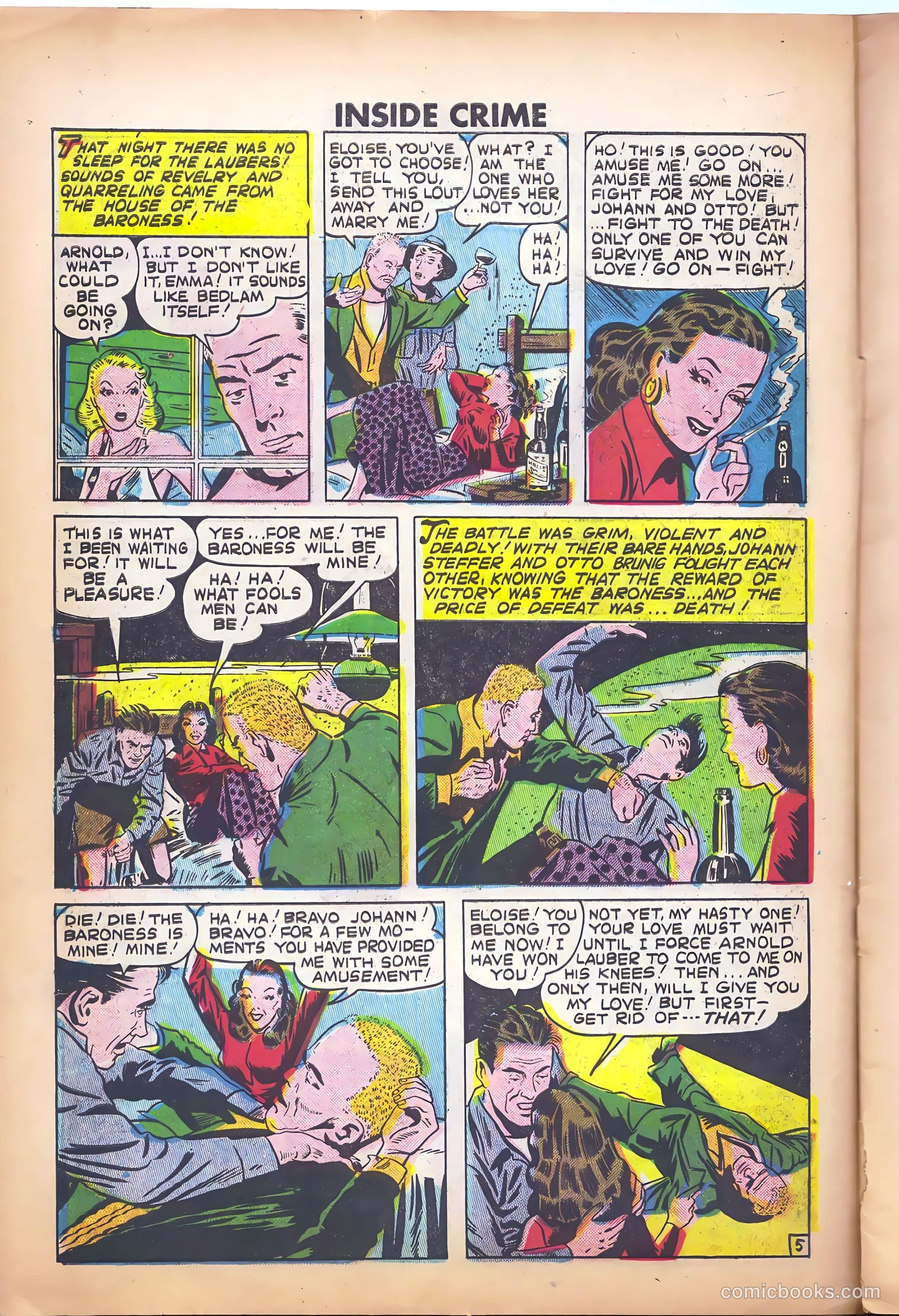 Inside Crime #2 (1950) — page 6 of 28