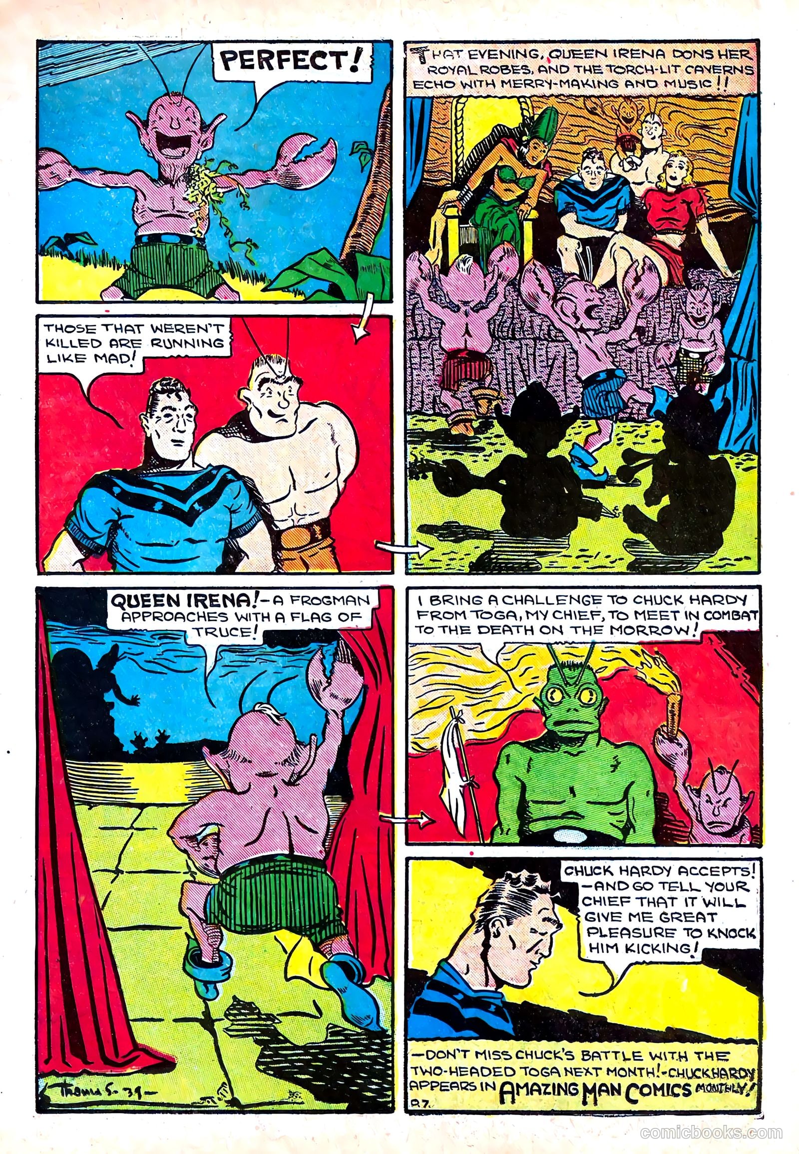 Amazing Man Comics #11 (1940) — page 19 of 68