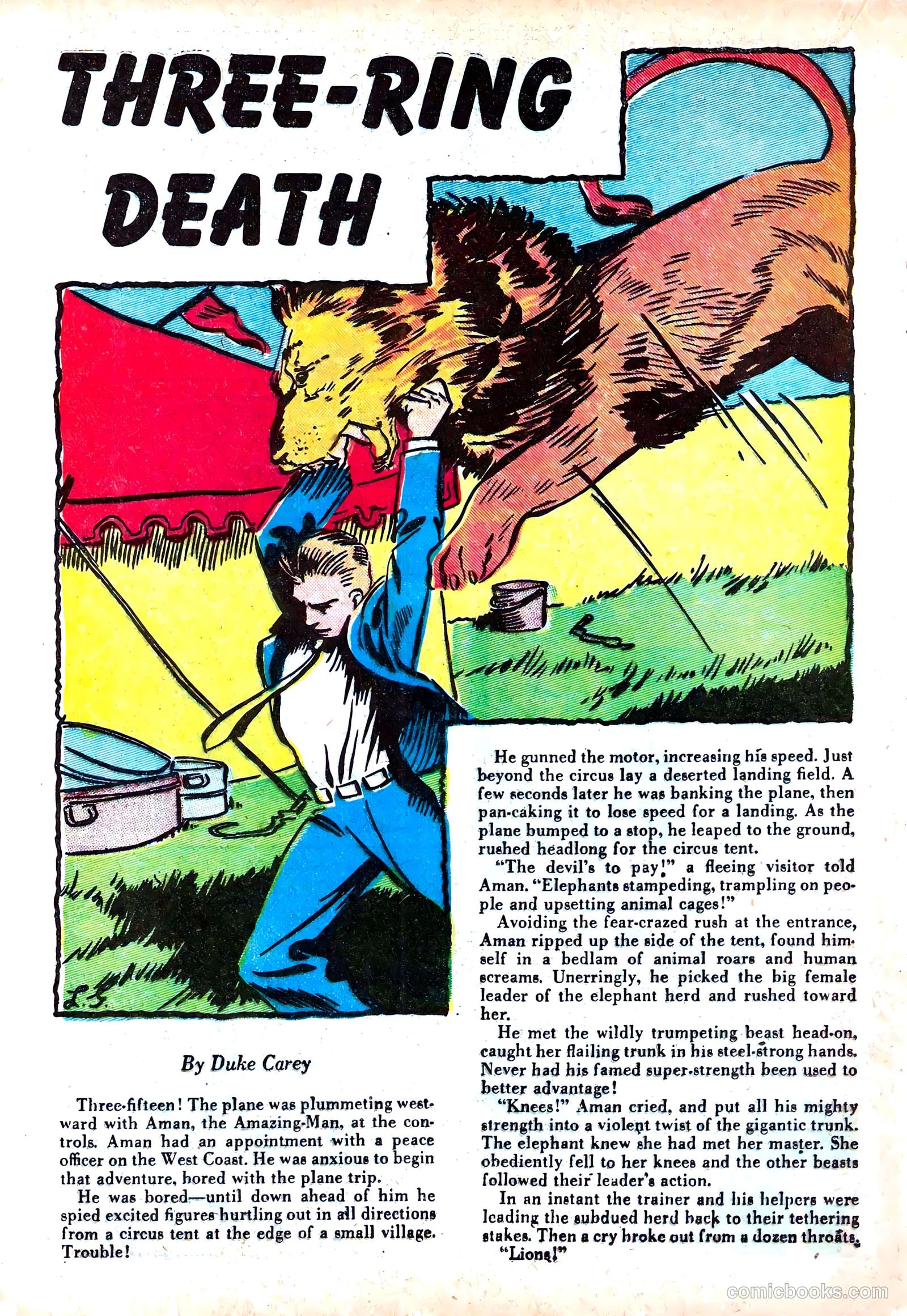 Amazing Man Comics #11 (1940) — page 36 of 68