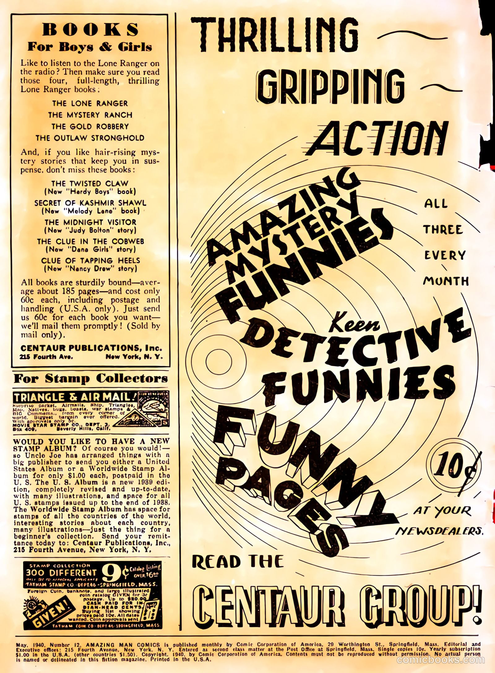 Amazing Man Comics #12 (1940) — page 2 of 68