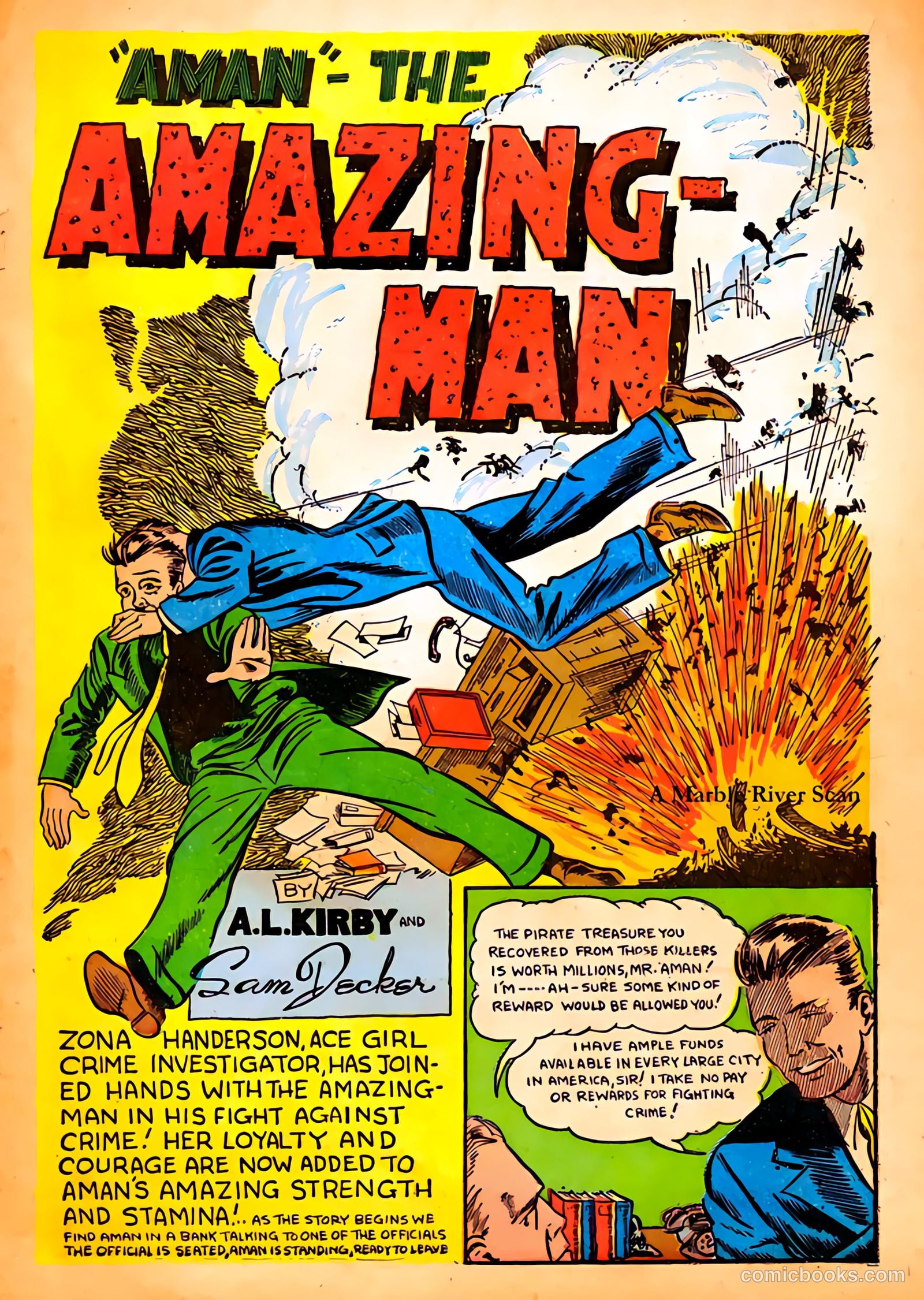 Amazing Man Comics #12 (1940) — page 3 of 68