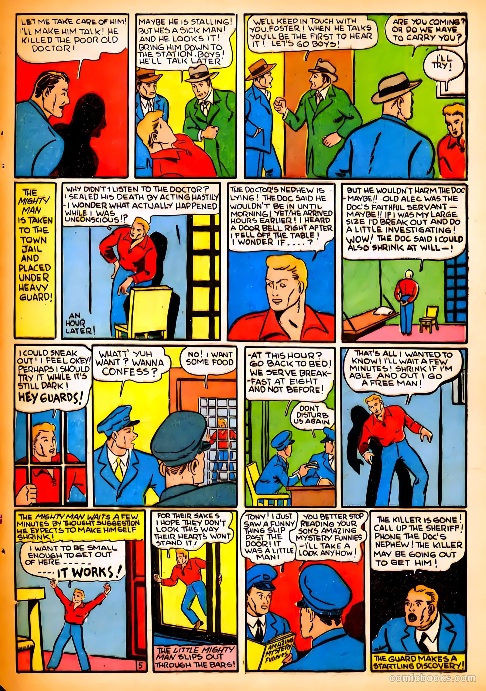 Amazing Man Comics #12 (1940) — page 63 of 68