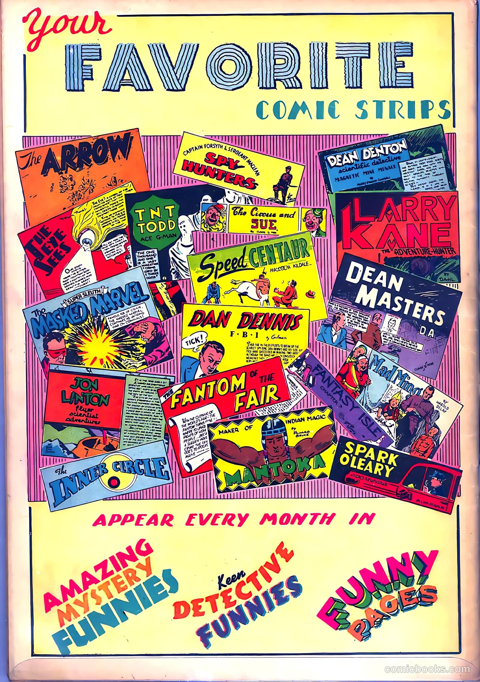 Amazing Man Comics #12 (1940) — page 68 of 68