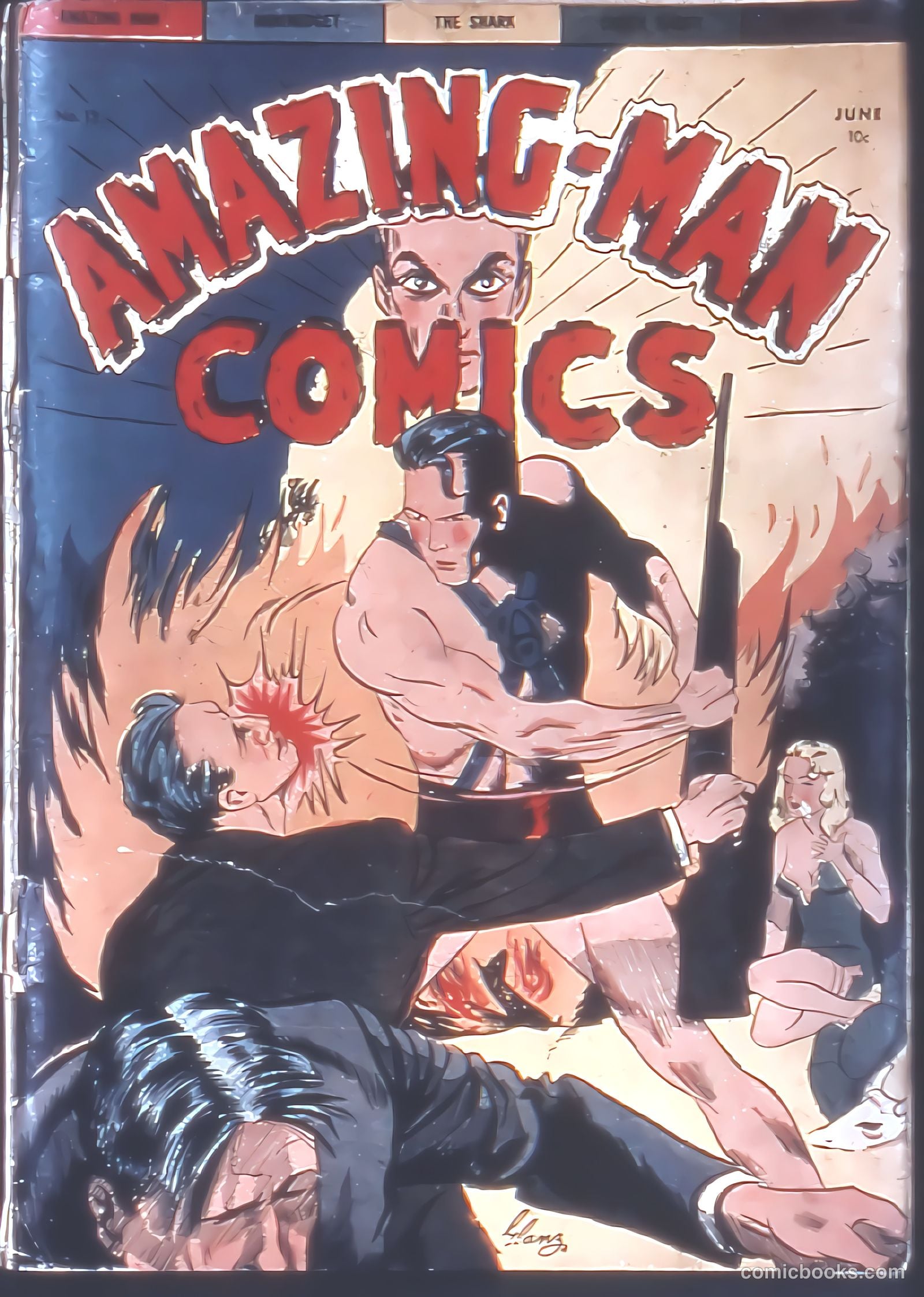 Amazing Man Comics #13