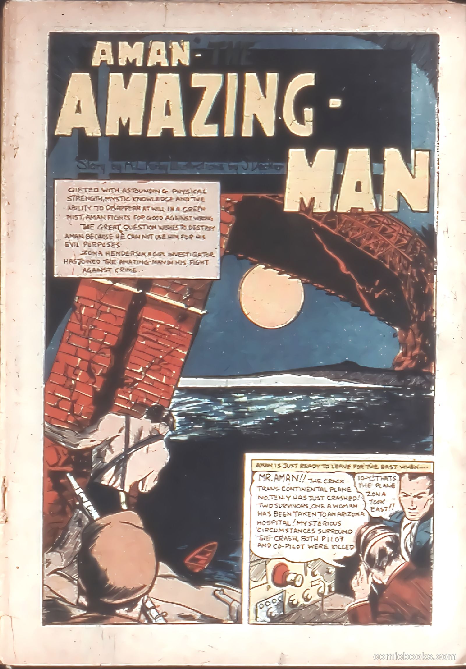 Amazing Man Comics #13 (1941) — page 3 of 68