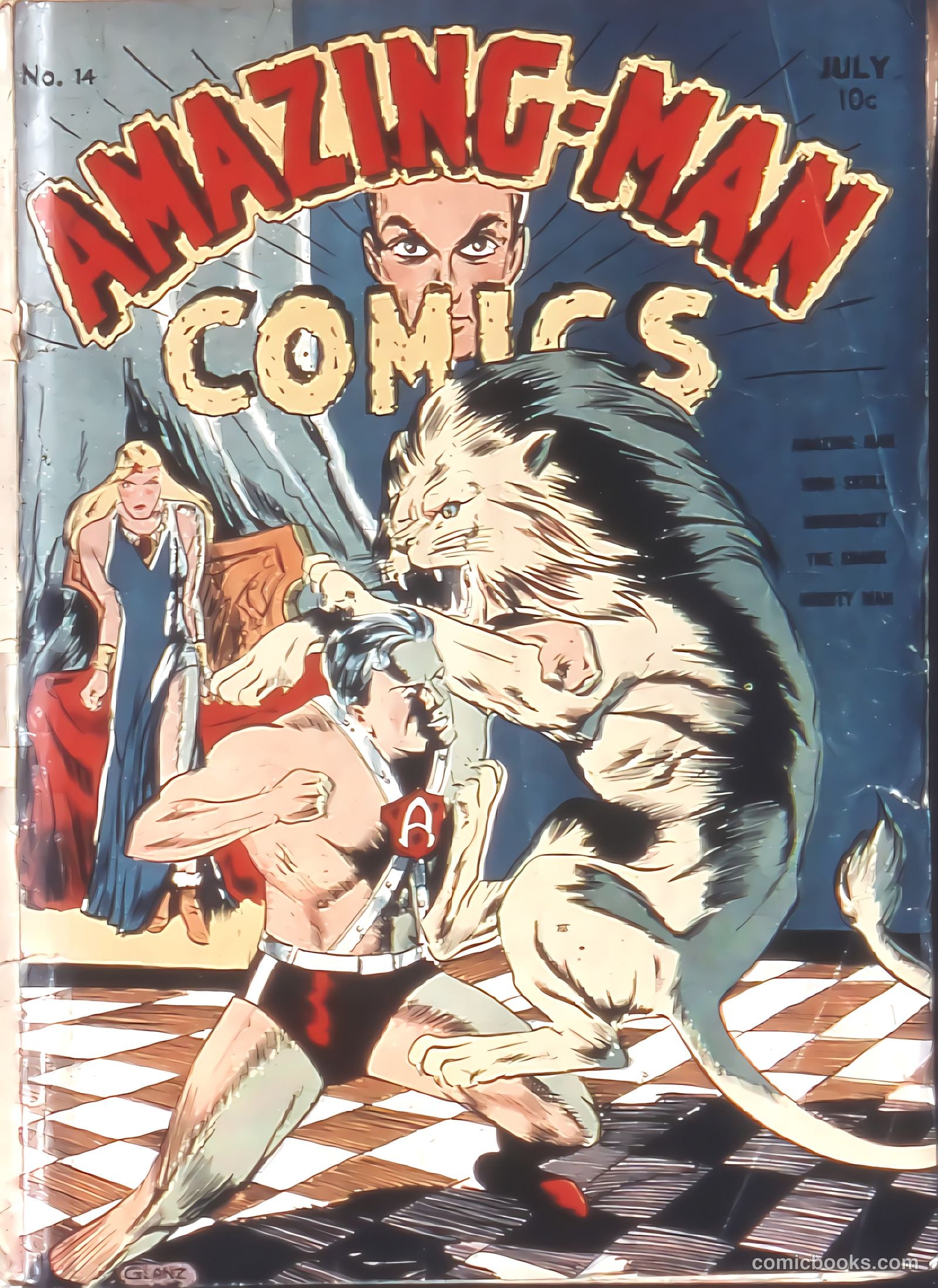 Amazing Man Comics #14