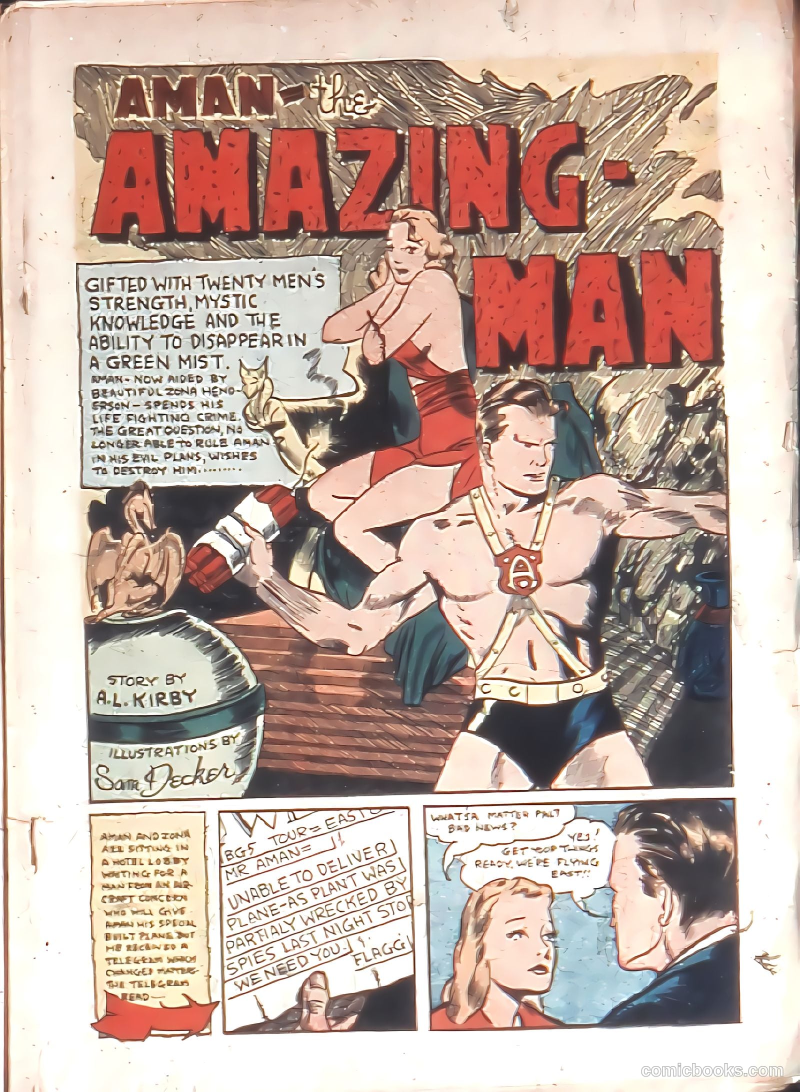 Amazing Man Comics #14 (1940) — page 3 of 68