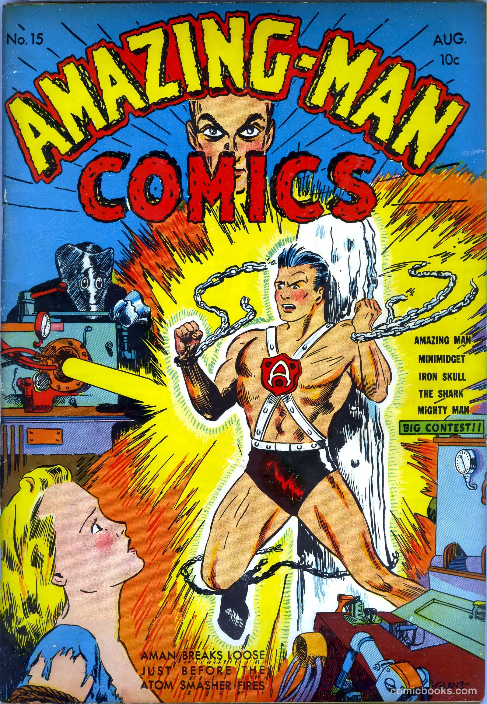 Amazing Man Comics #15
