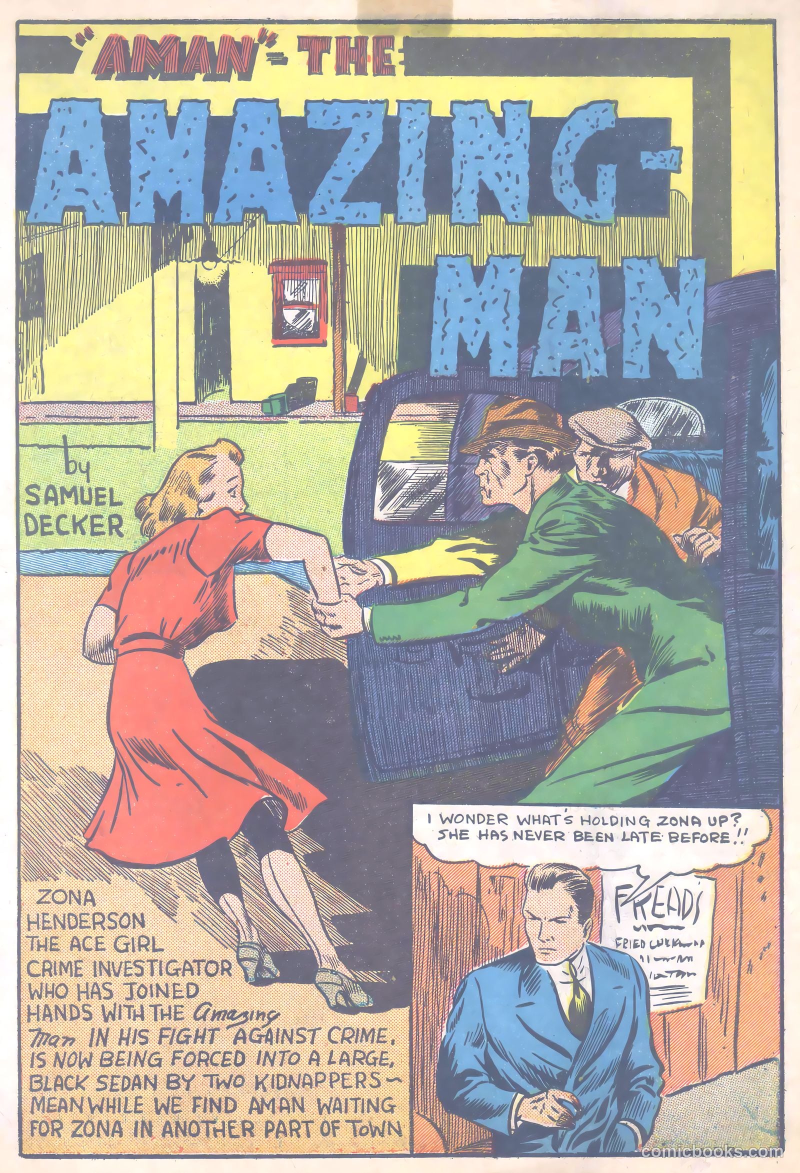 Amazing Man Comics #15 (1939) — page 4 of 71