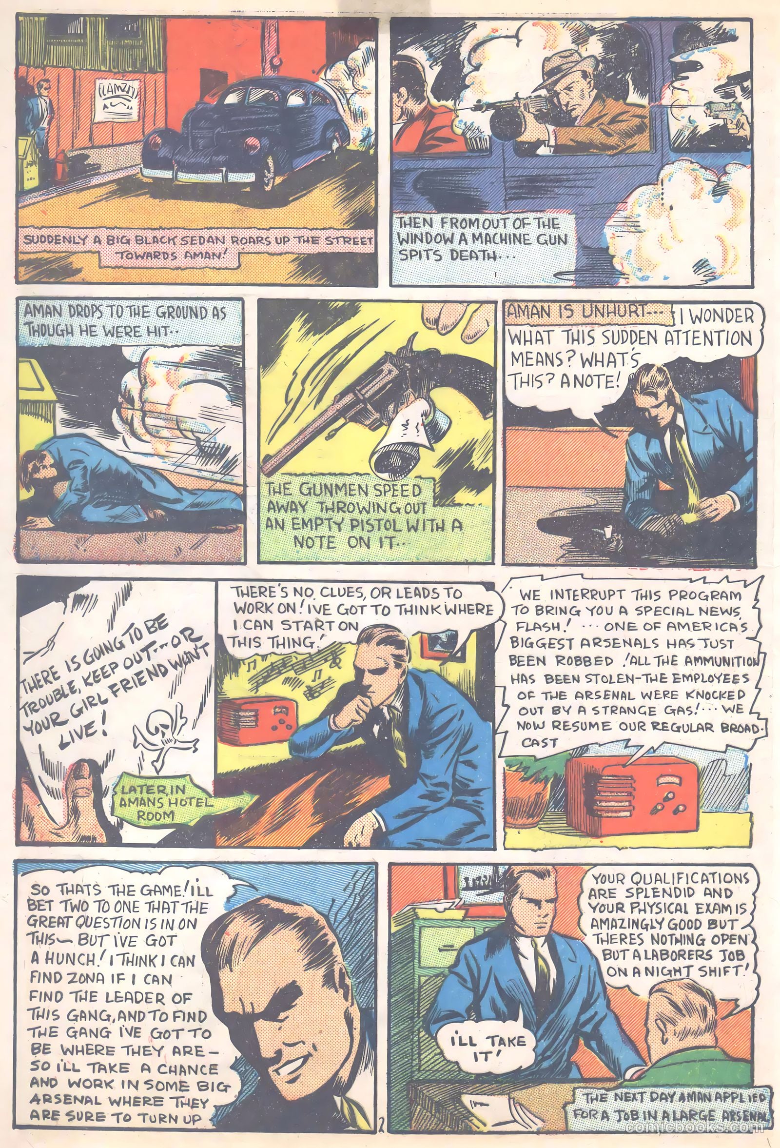 Amazing Man Comics #15 (1939) — page 5 of 71