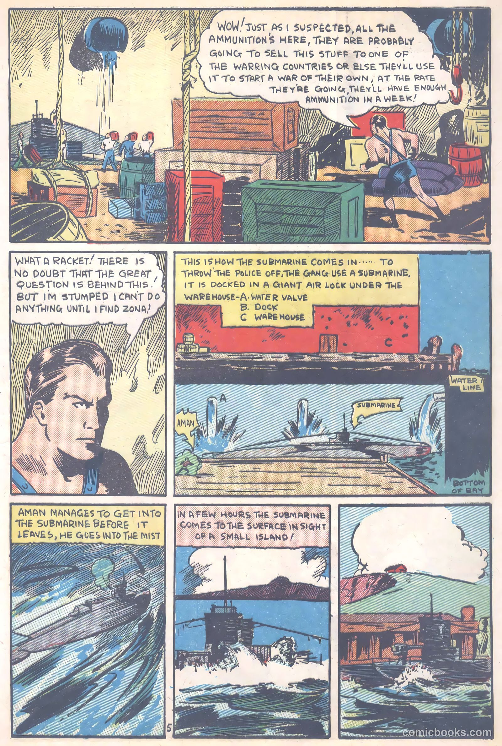 Amazing Man Comics #15 (1939) — page 8 of 71