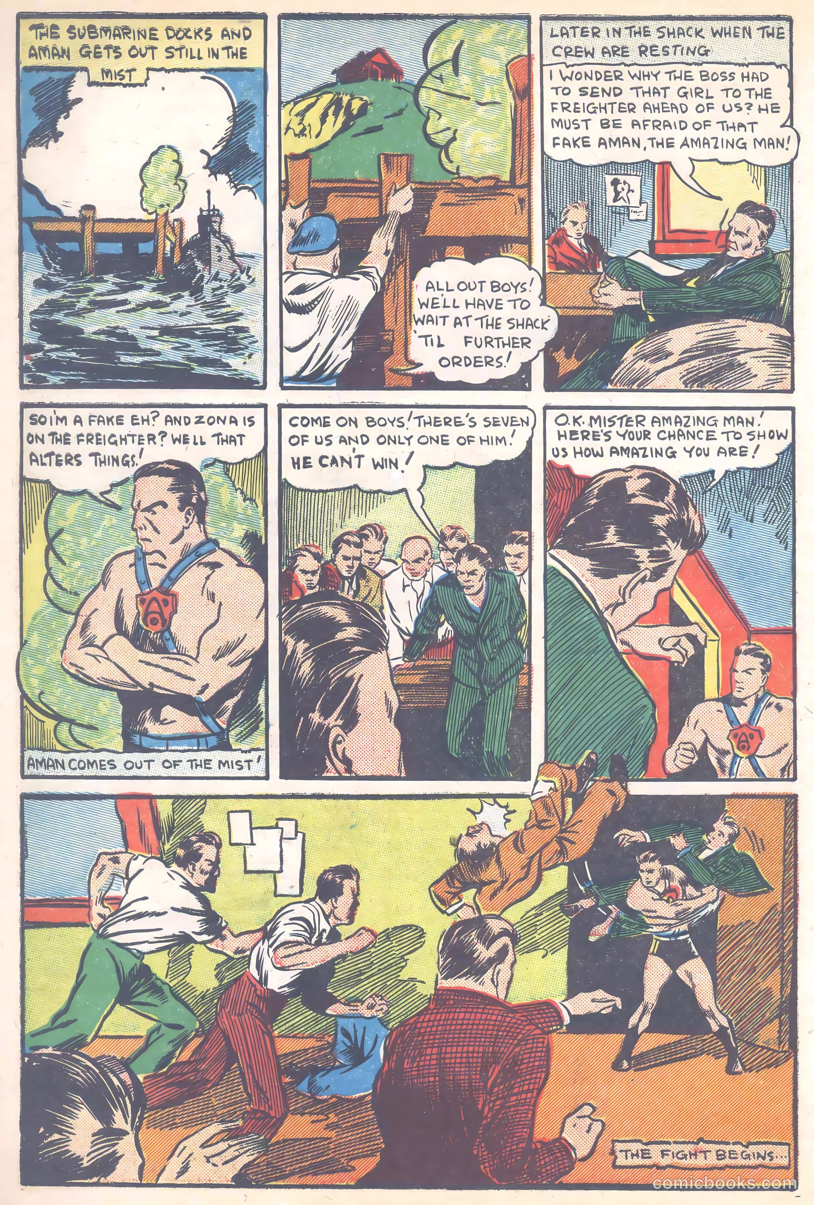 Amazing Man Comics #15 (1939) — page 9 of 71