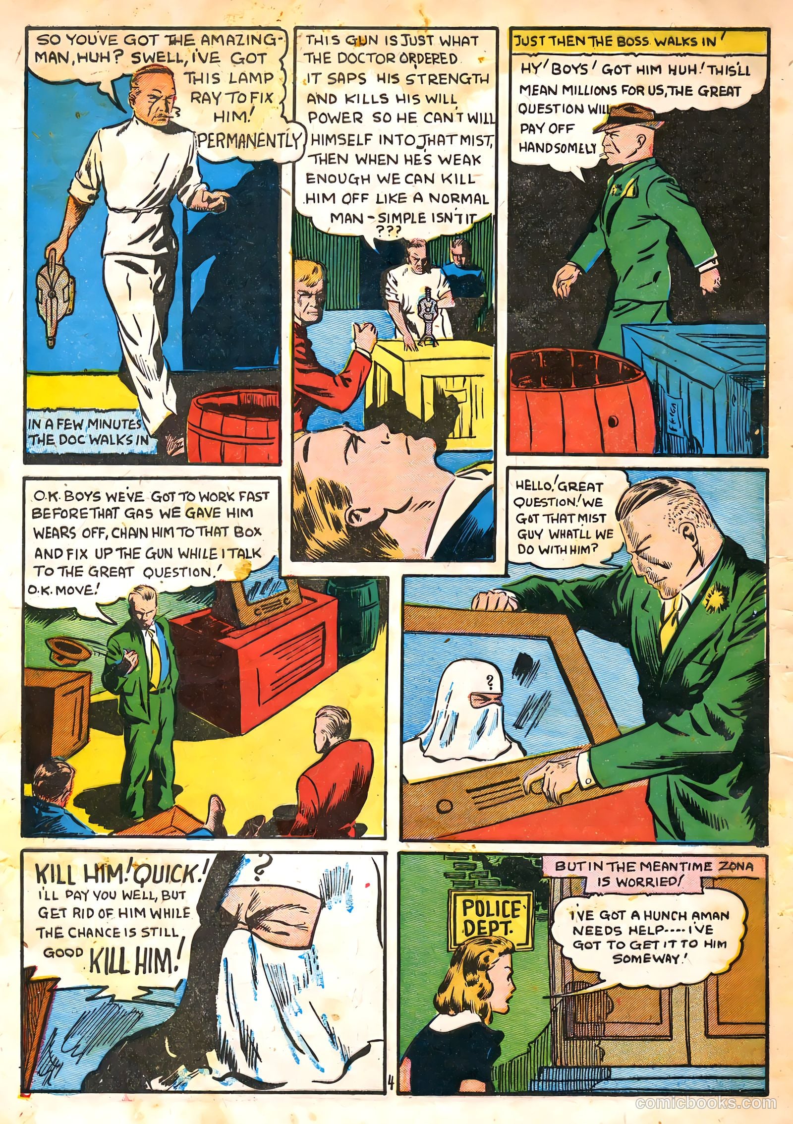 Amazing Man Comics #16 (1940) — page 5 of 68