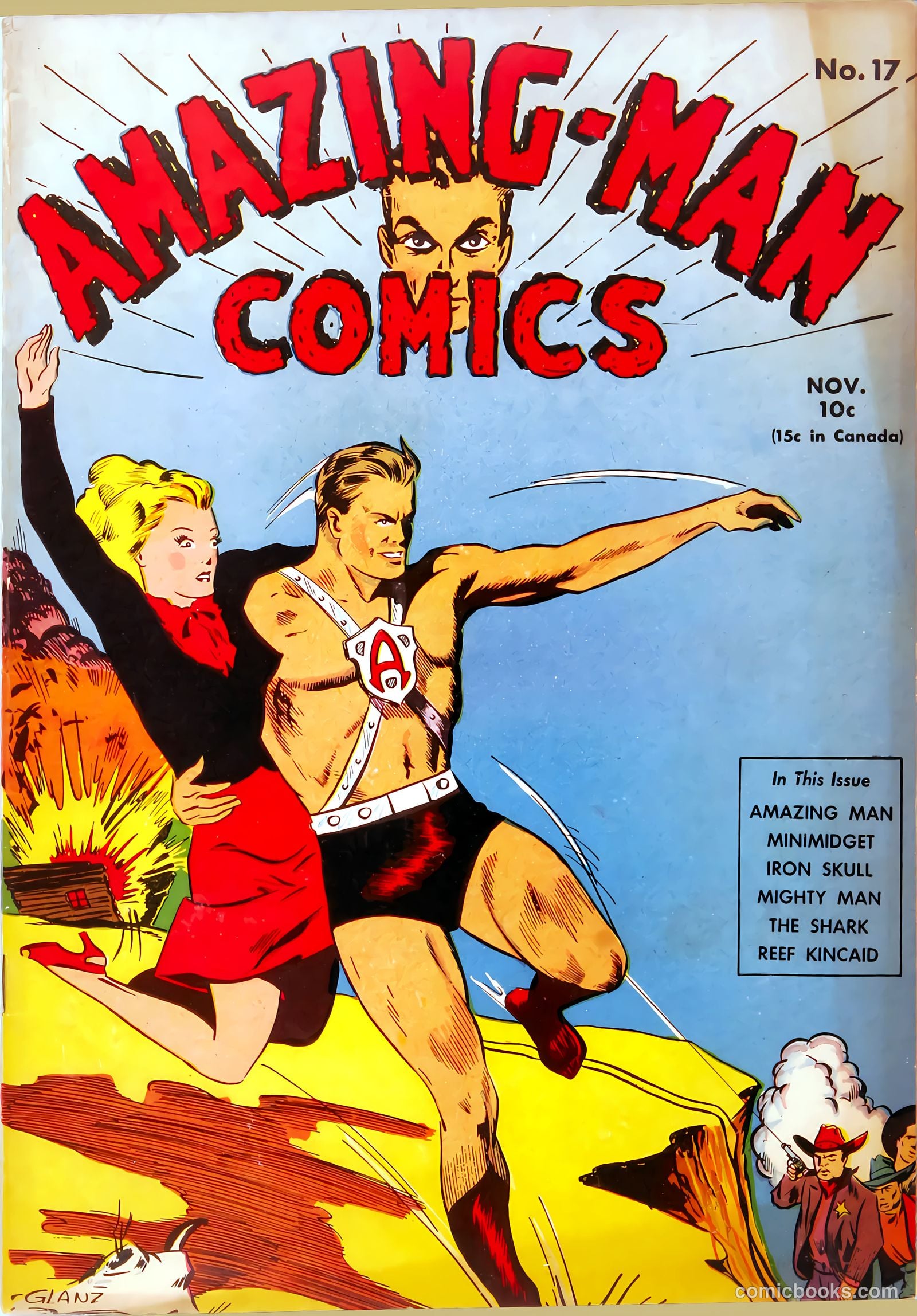 Amazing Man Comics #17