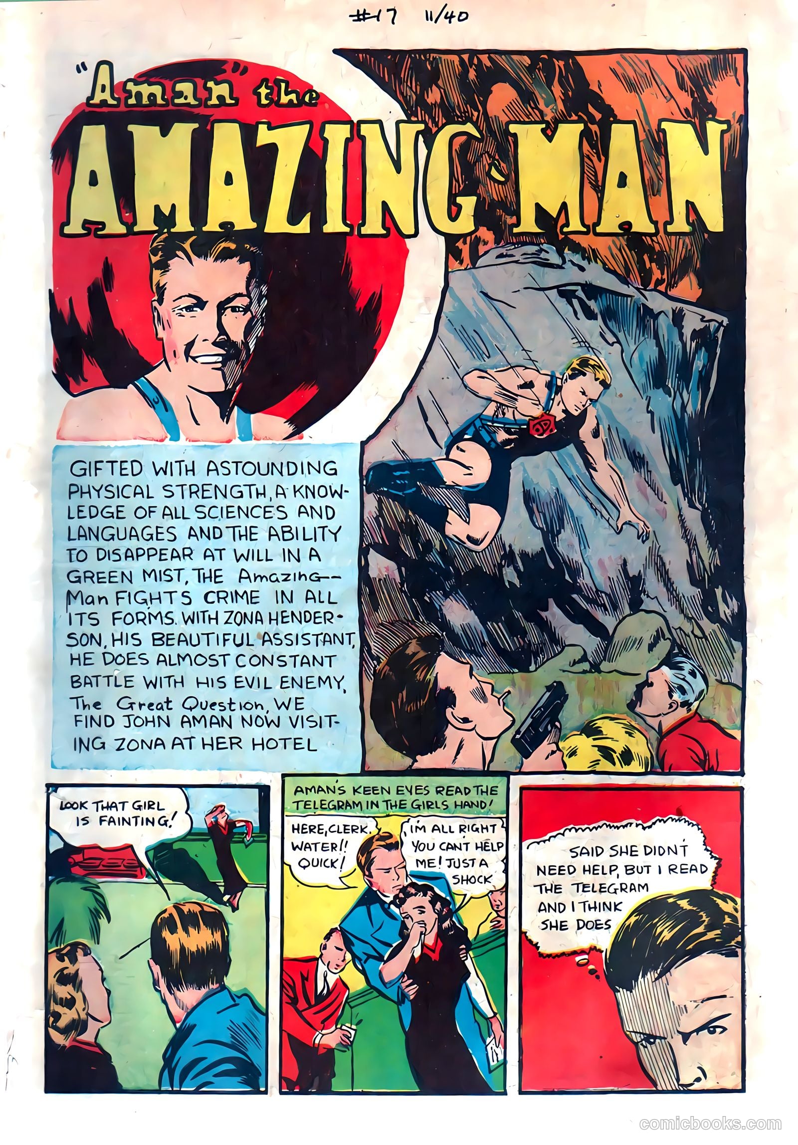 Amazing Man Comics #17 (1946) — page 3 of 68