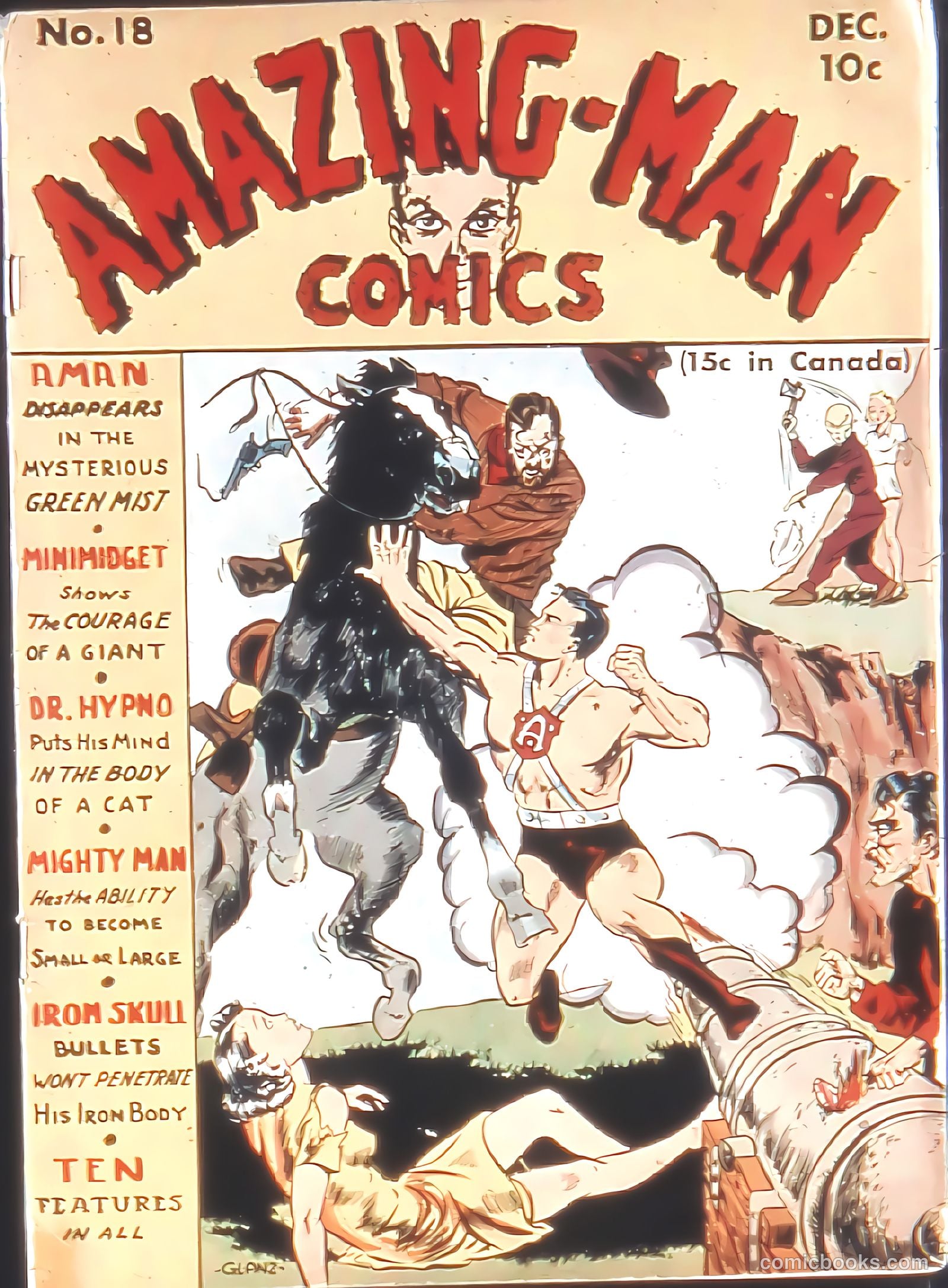 Amazing Man Comics #18