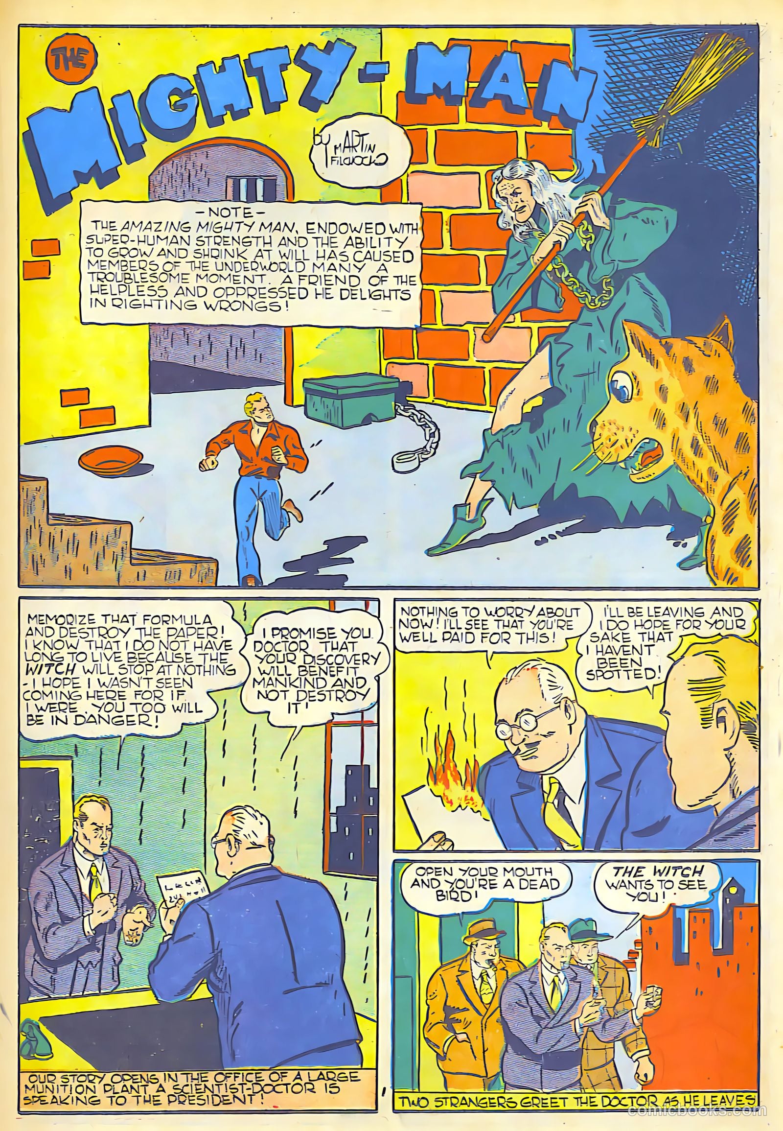 Amazing Man Comics #19 (1940) — page 34 of 65