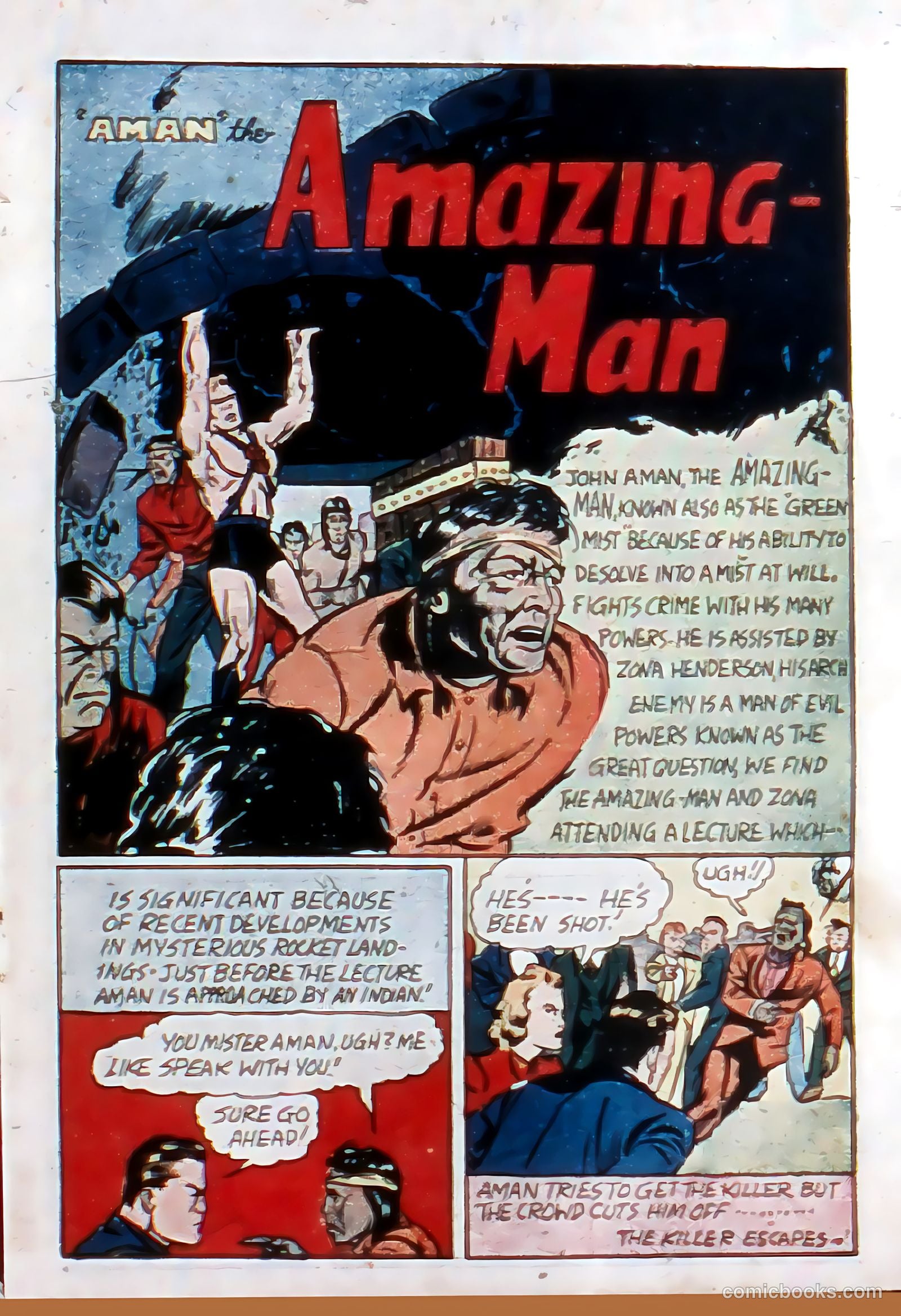Amazing Man Comics #20 (1941) — page 3 of 68