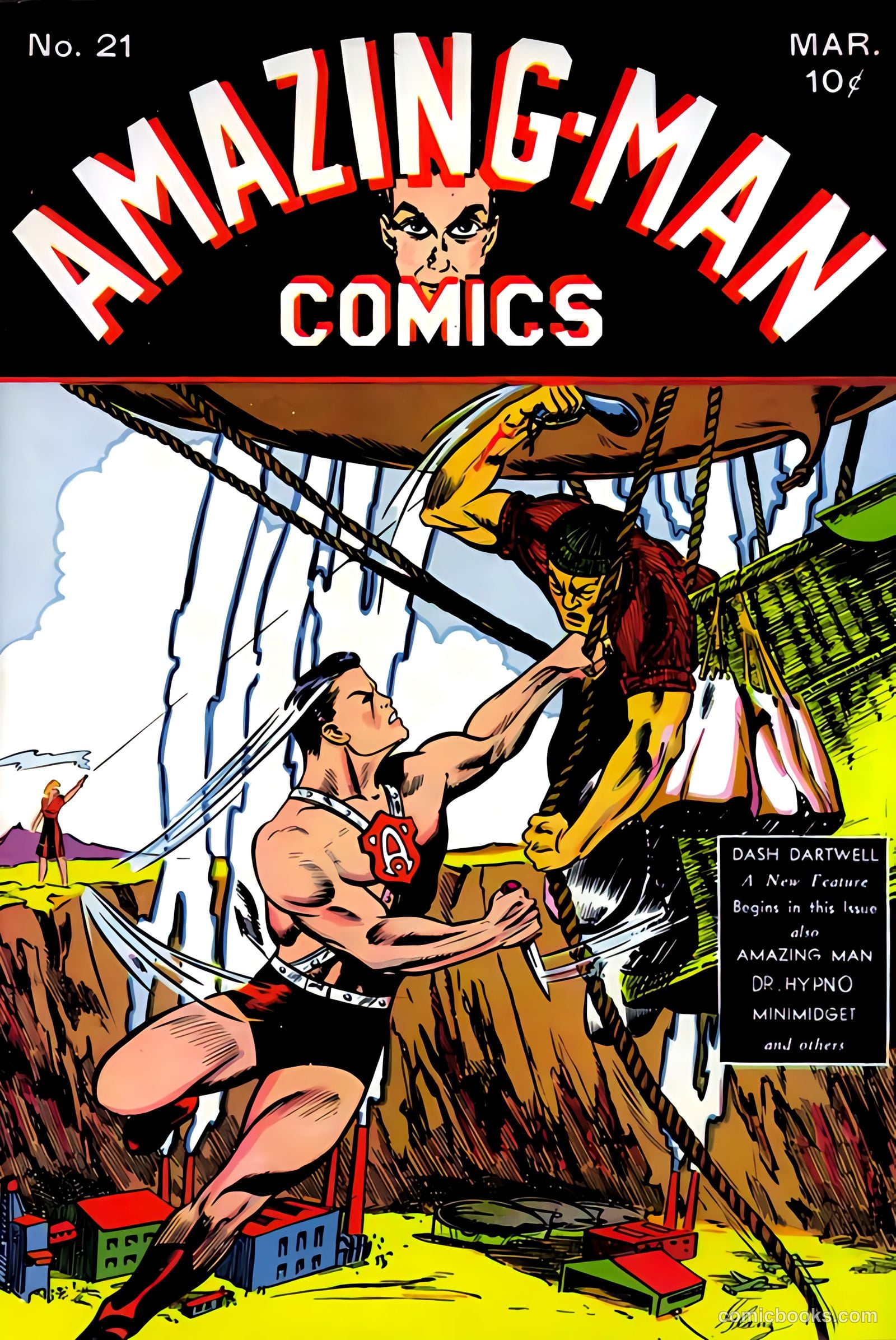 Amazing Man Comics #21