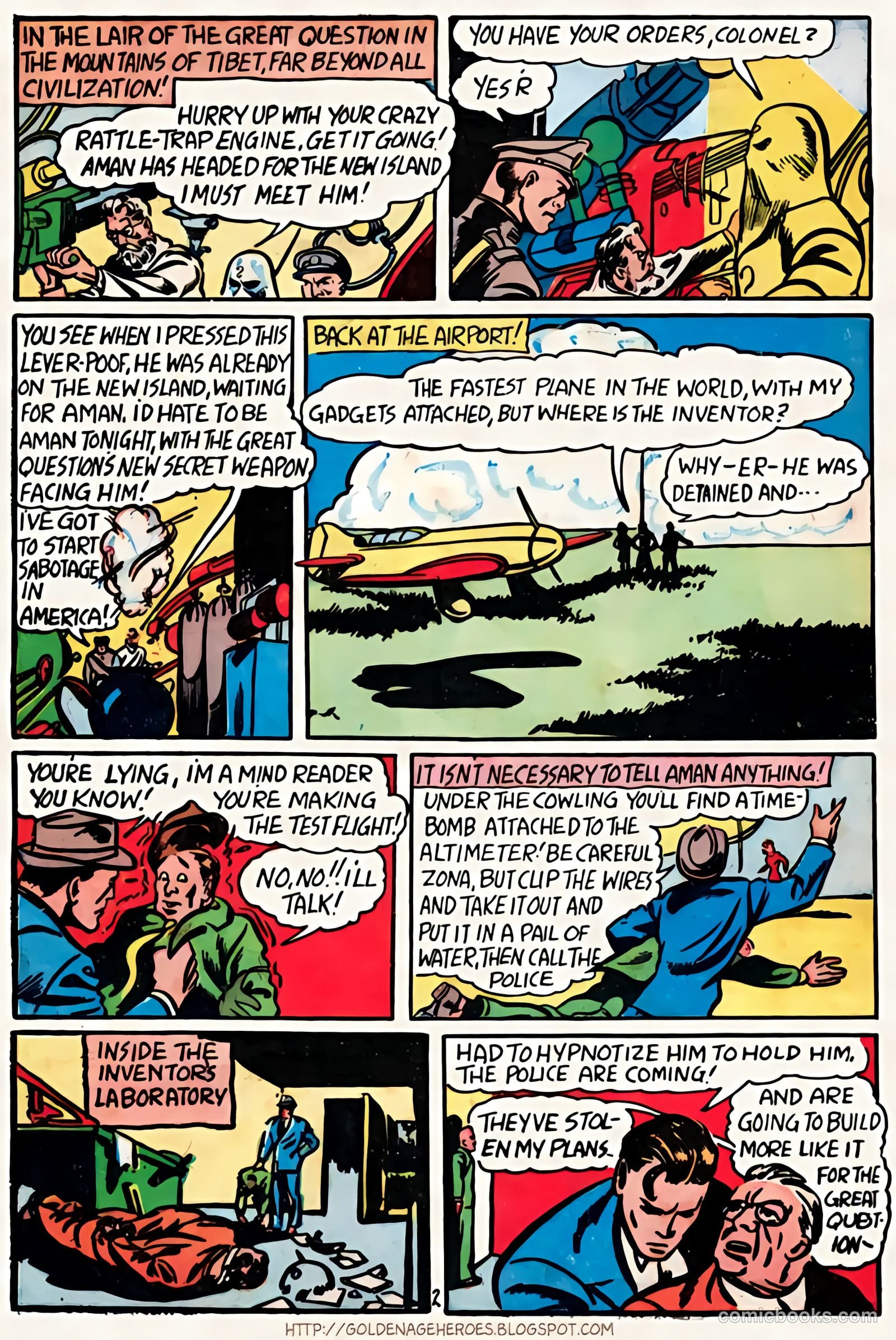 Amazing Man Comics #21 (1940) — page 2 of 39
