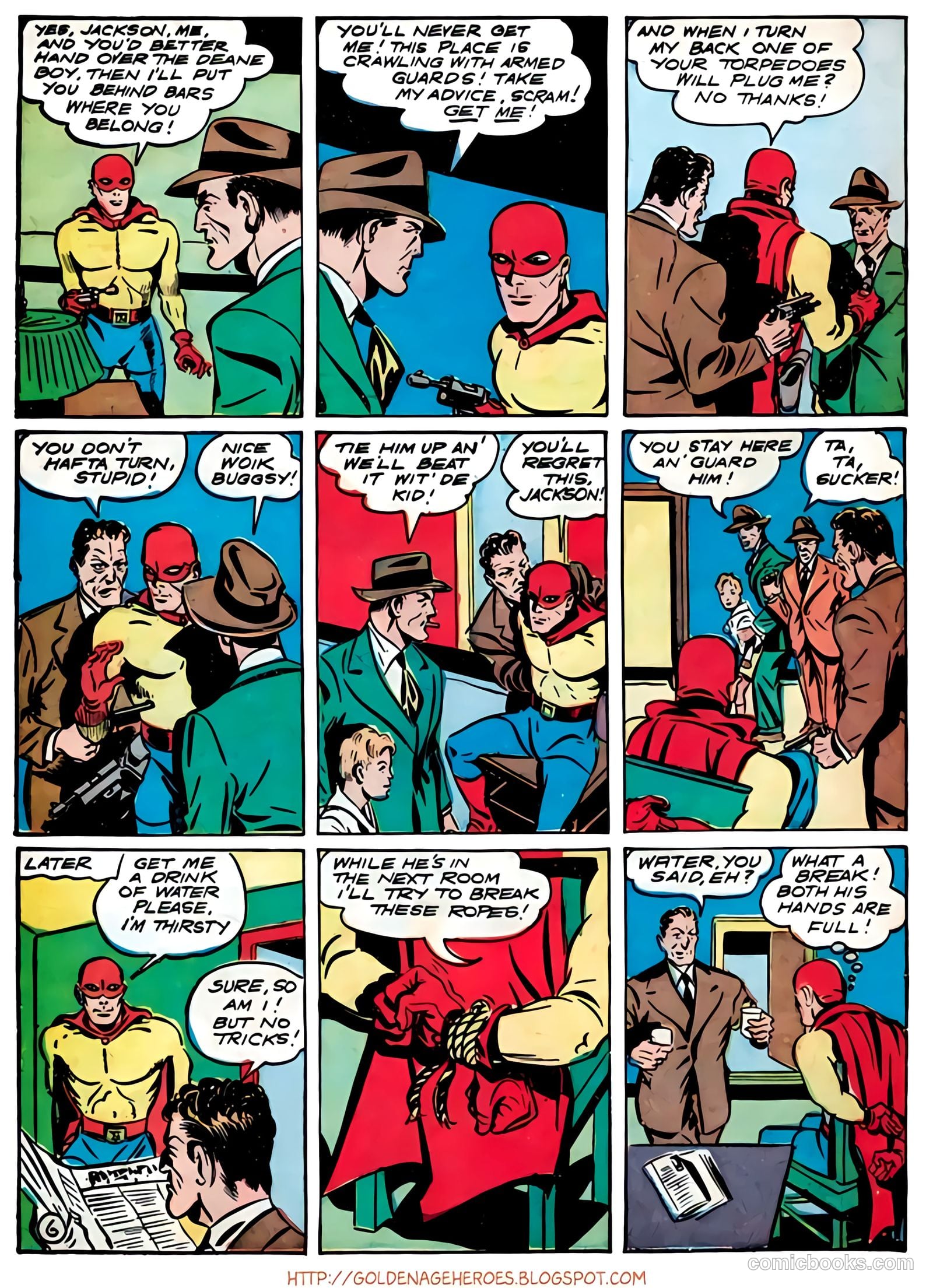 Amazing Man Comics #21 (1940) — page 39 of 39