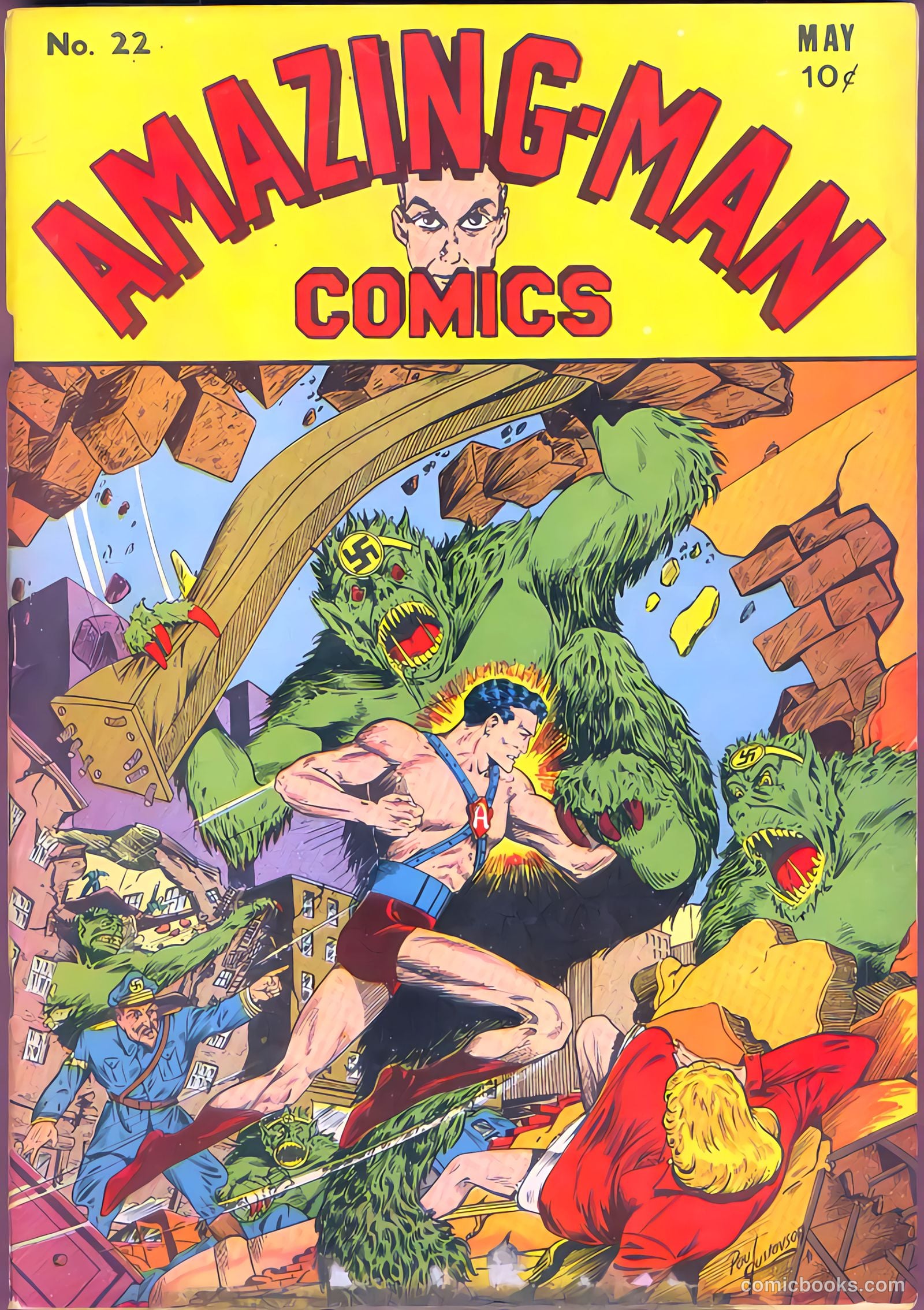 Amazing Man Comics #22