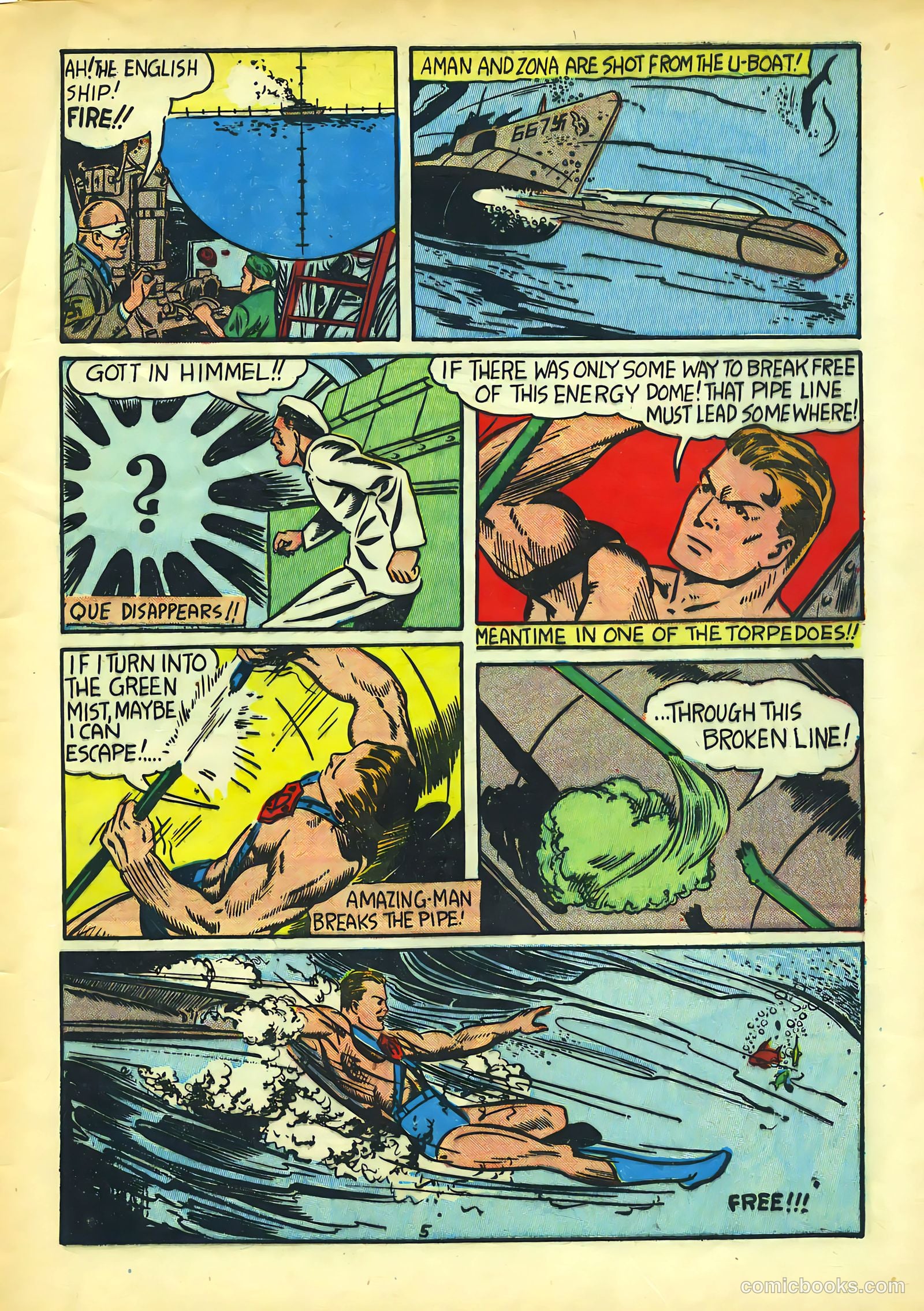 Amazing Man Comics #22 (1941) — page 8 of 70