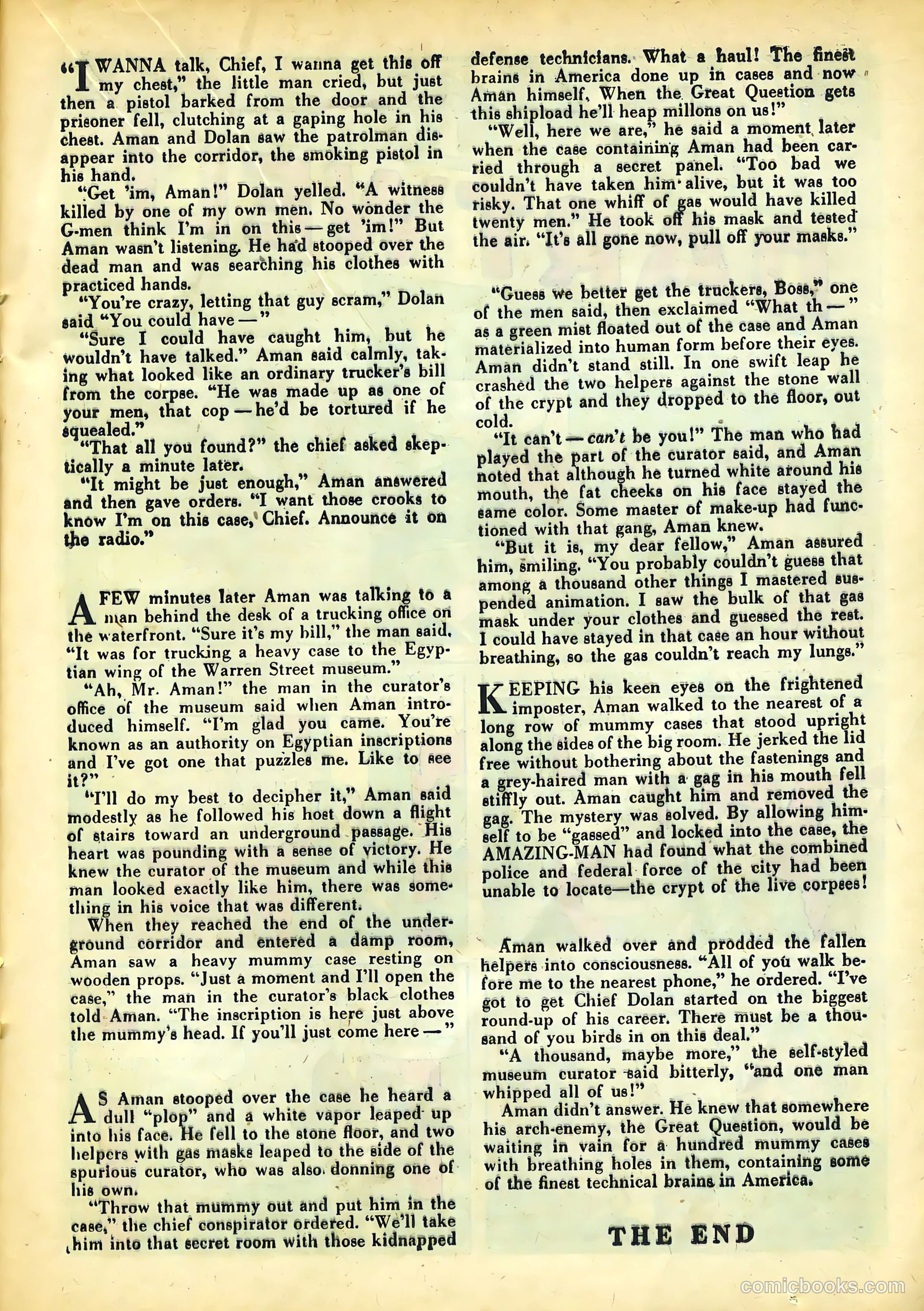 Amazing Man Comics #22 (1941) — page 40 of 70