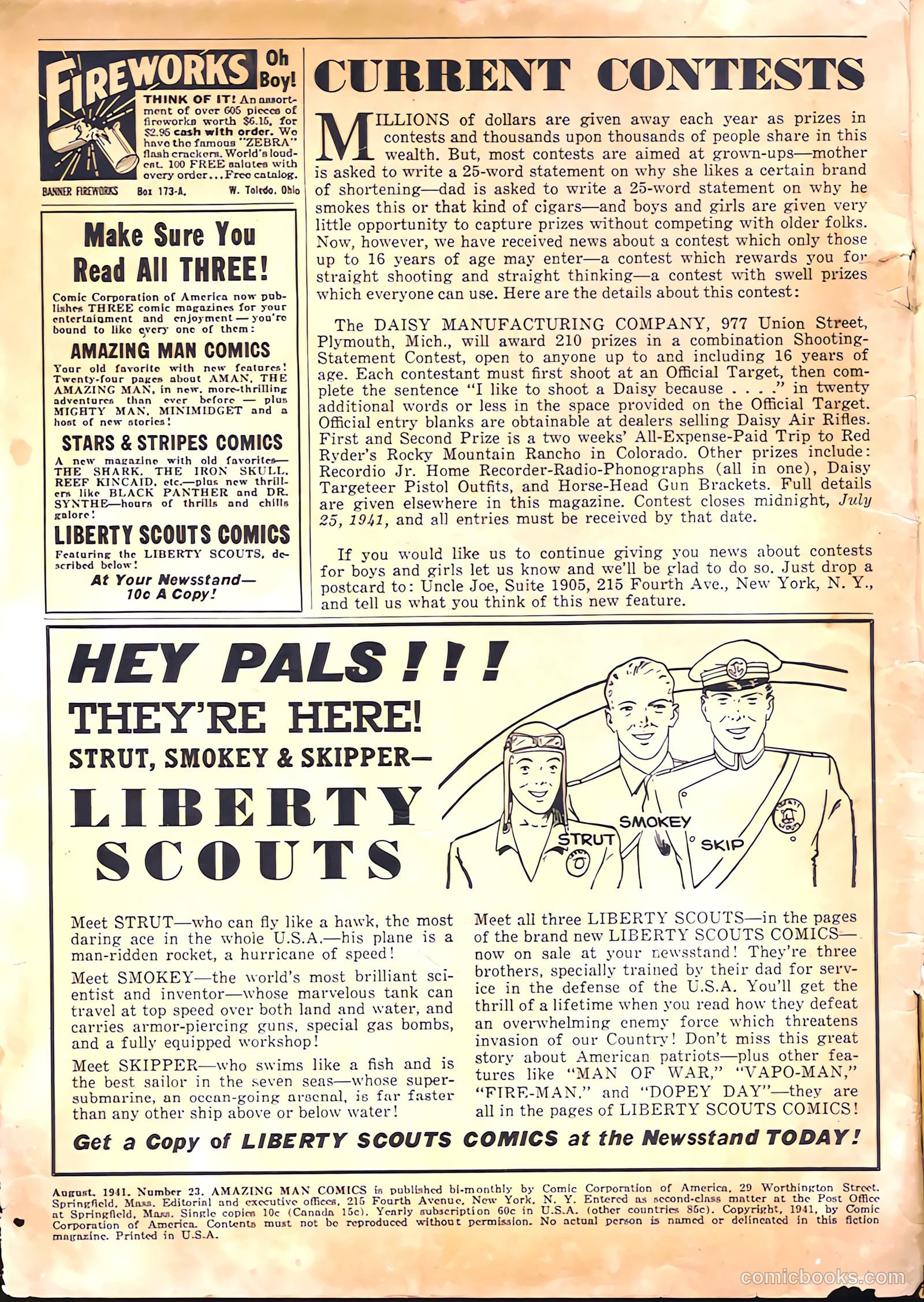 Amazing Man Comics #23 (1941) — page 2 of 68
