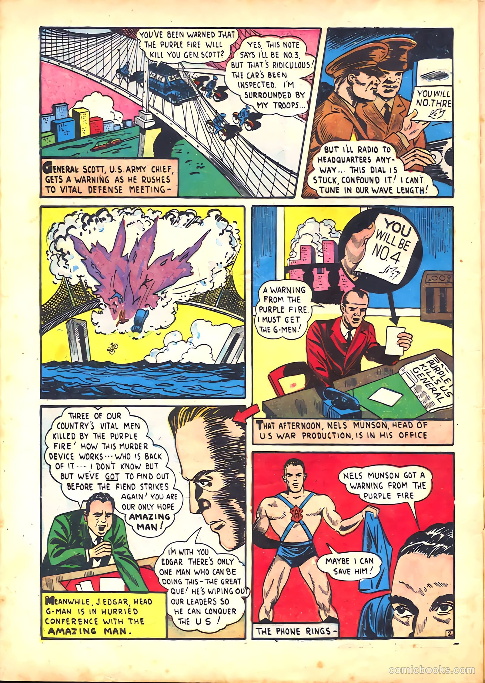 Amazing Man Comics #23 (1941) — page 4 of 68