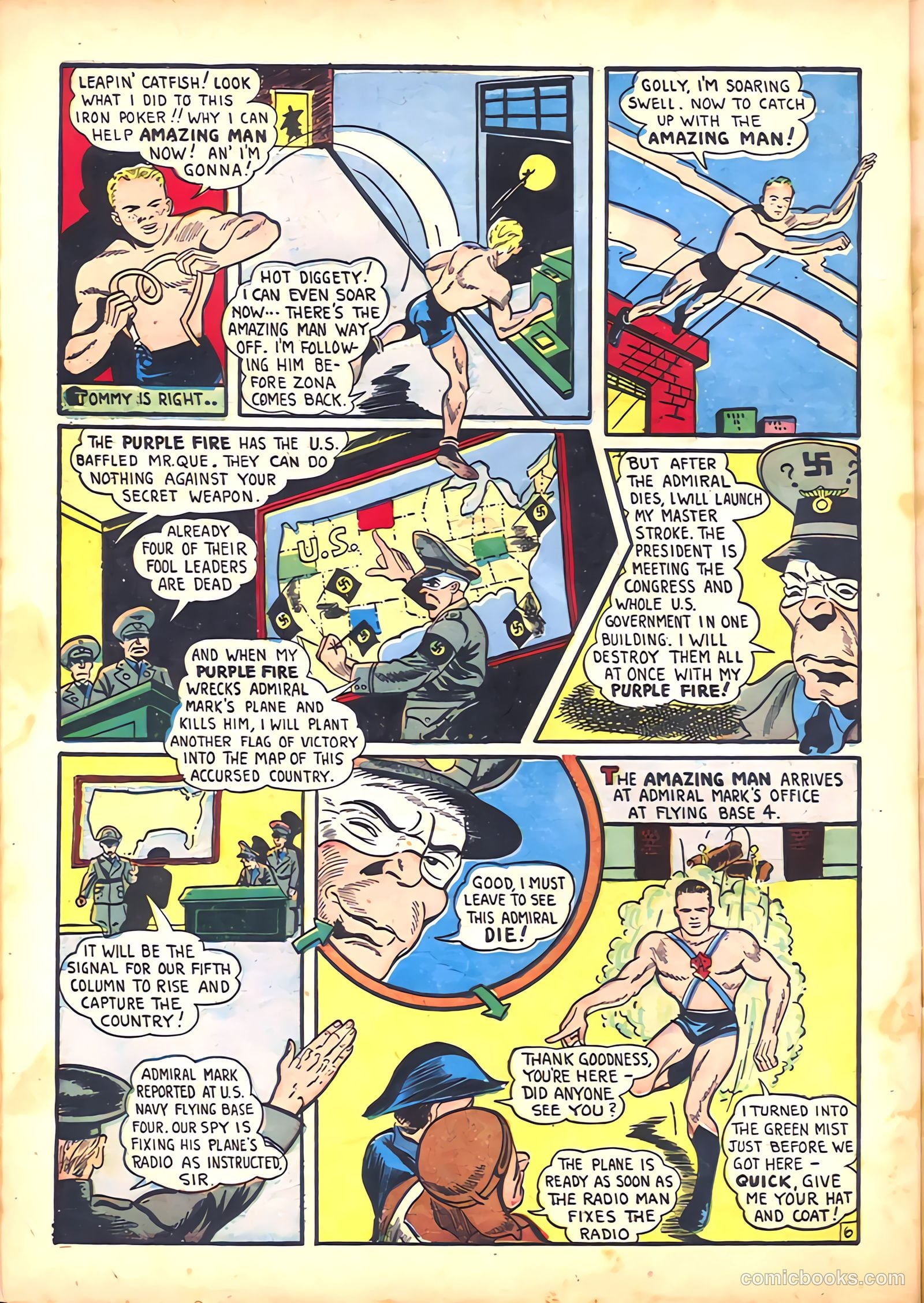 Amazing Man Comics #23 (1941) — page 8 of 68