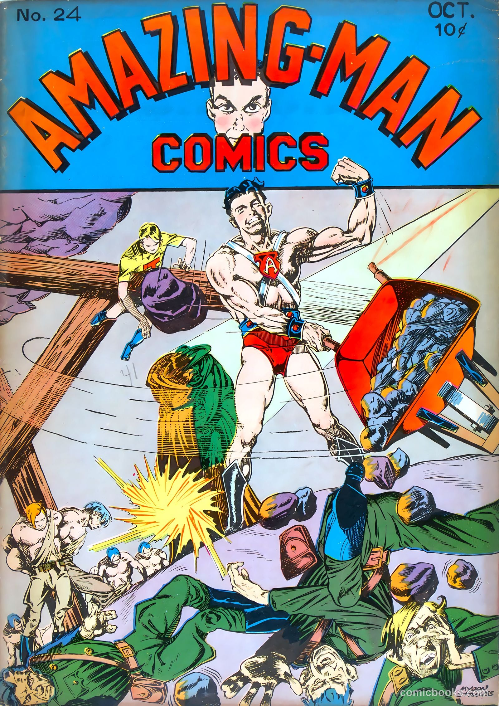 Amazing Man Comics #24