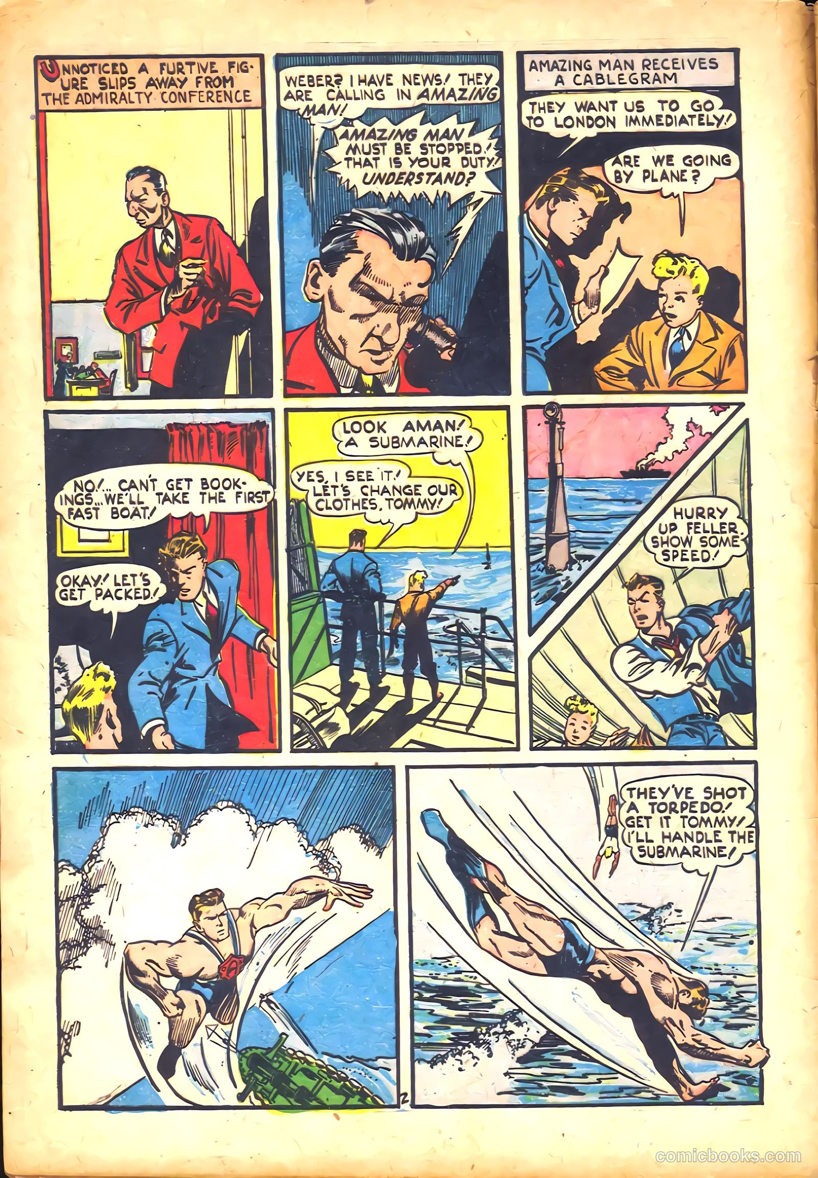 Amazing Man Comics #25 (1941) — page 4 of 68