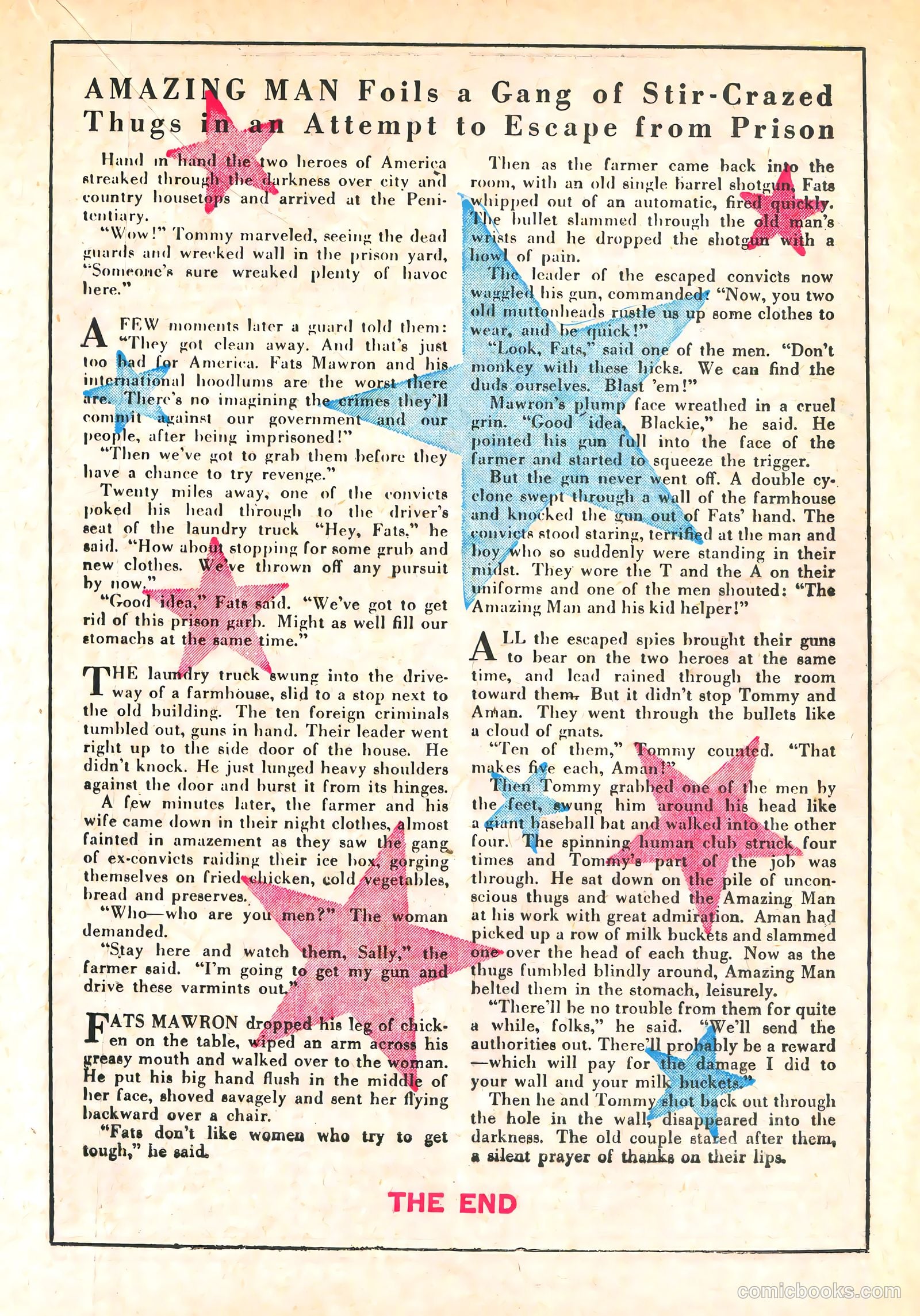 Amazing Man Comics #26 (1942) — page 41 of 67