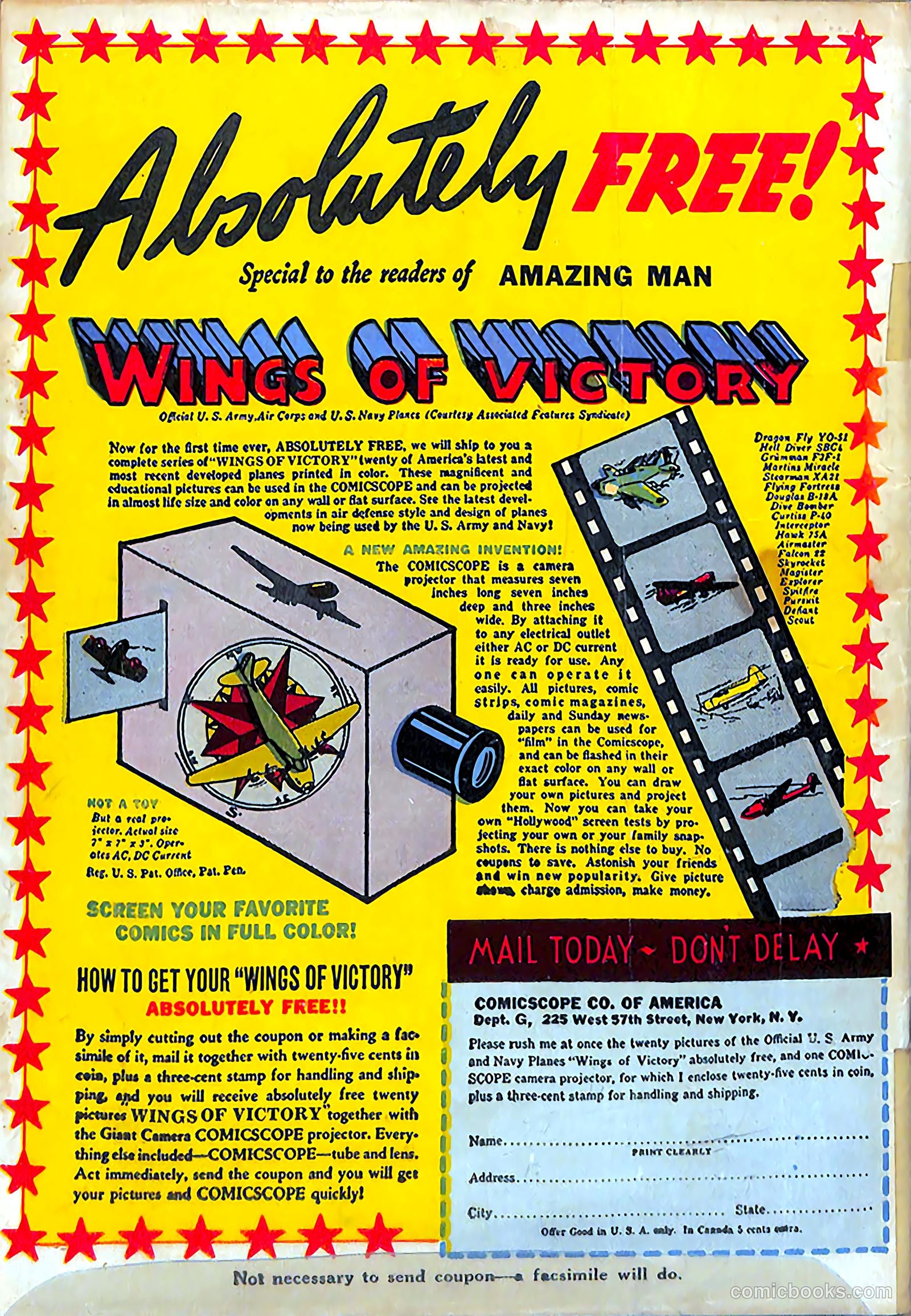 Amazing Man Comics #26 (1942) — page 67 of 67