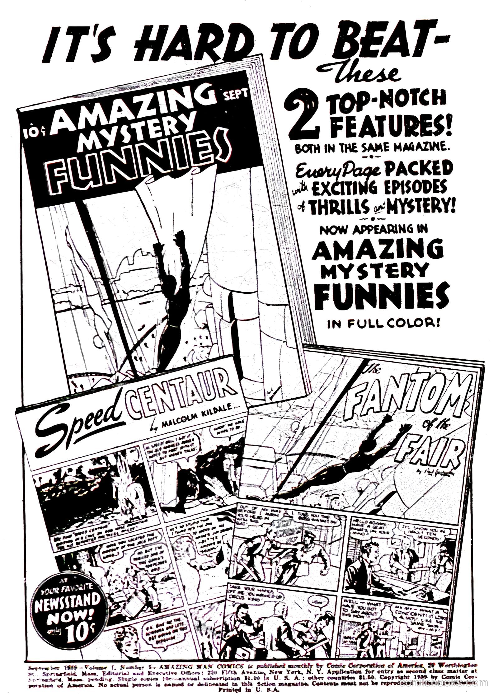 Amazing Man Comics #5 (1938) — page 2 of 68