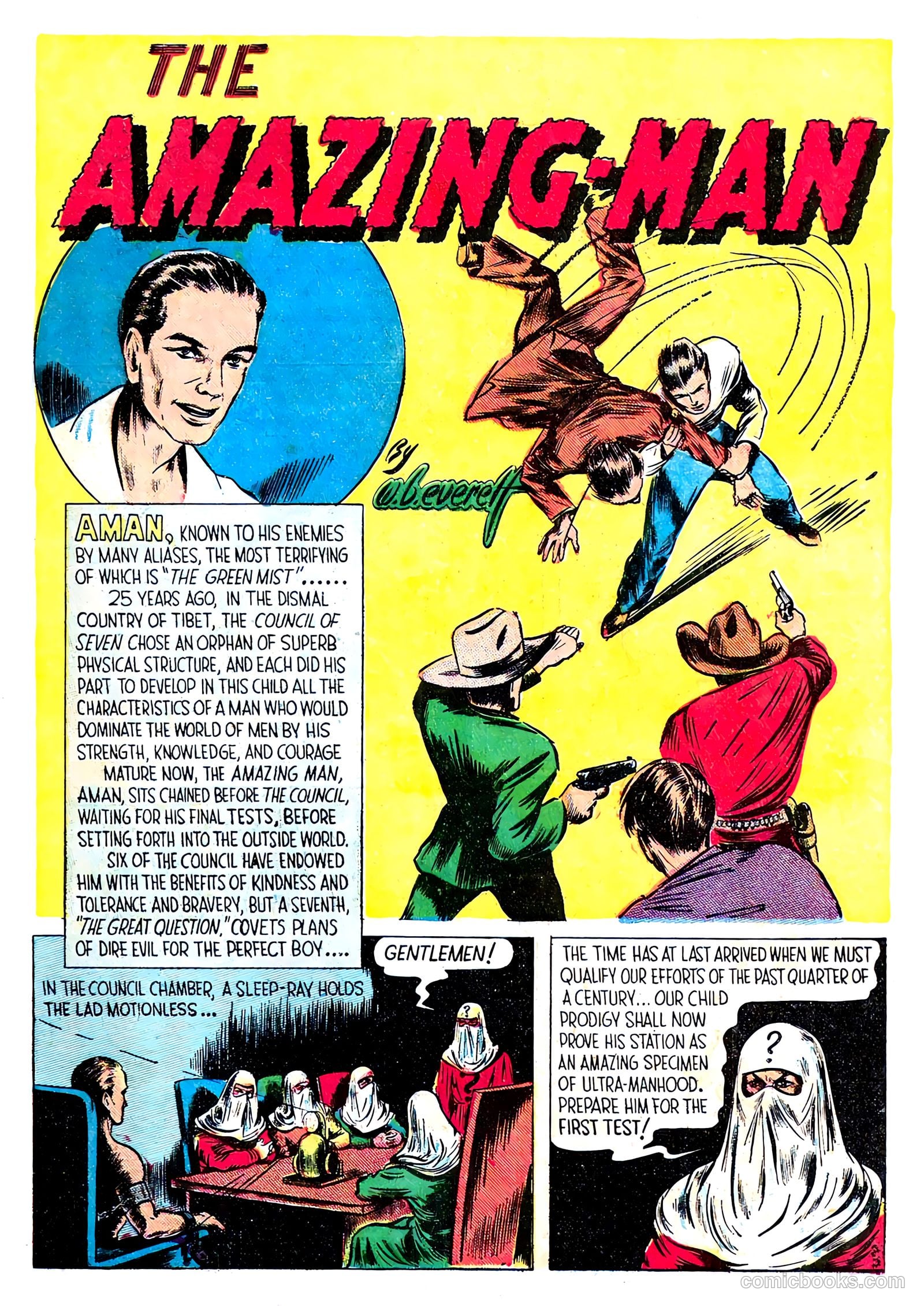 Amazing Man Comics #5 (1938) — page 3 of 68