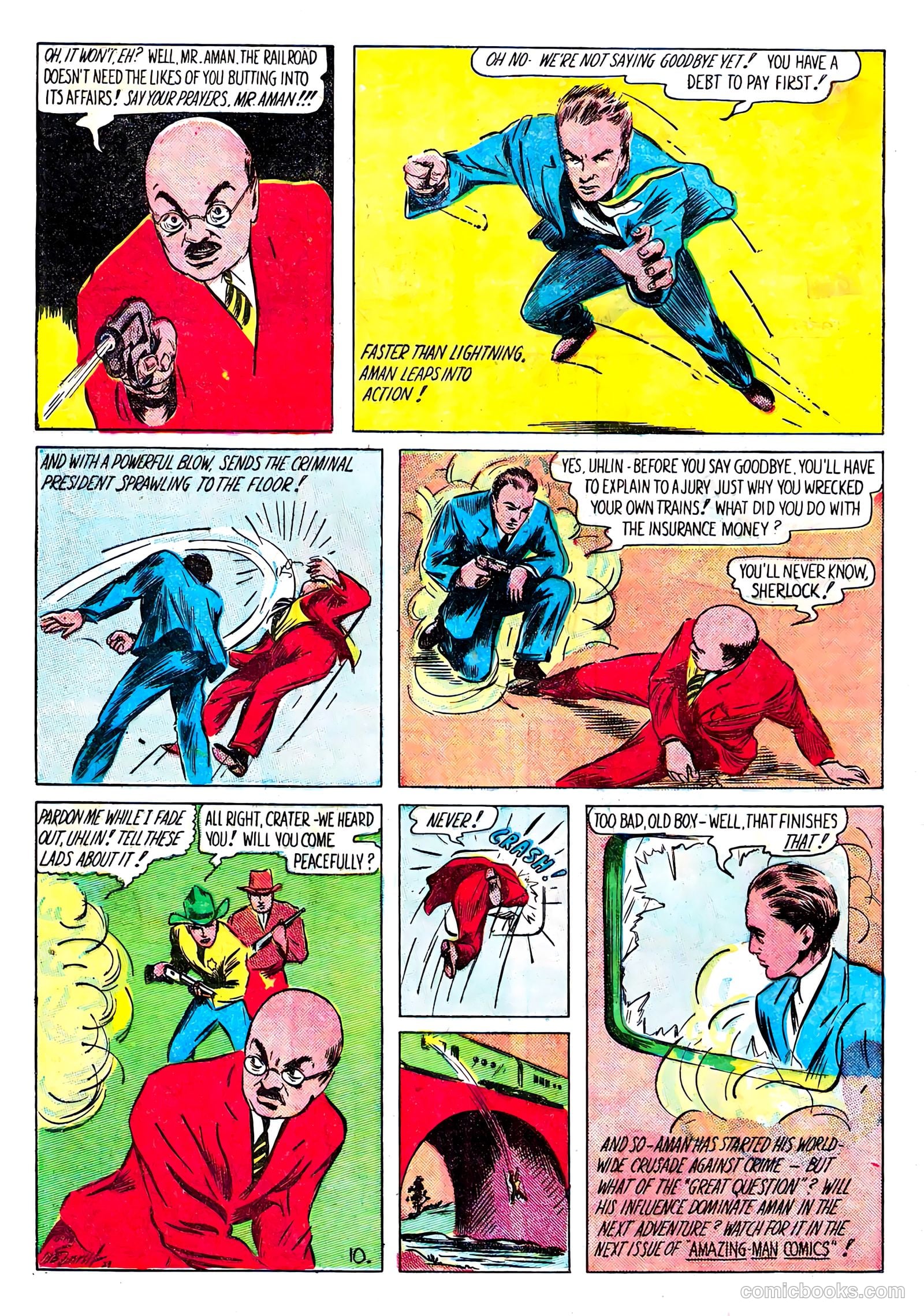 Amazing Man Comics #5 (1938) — page 12 of 68