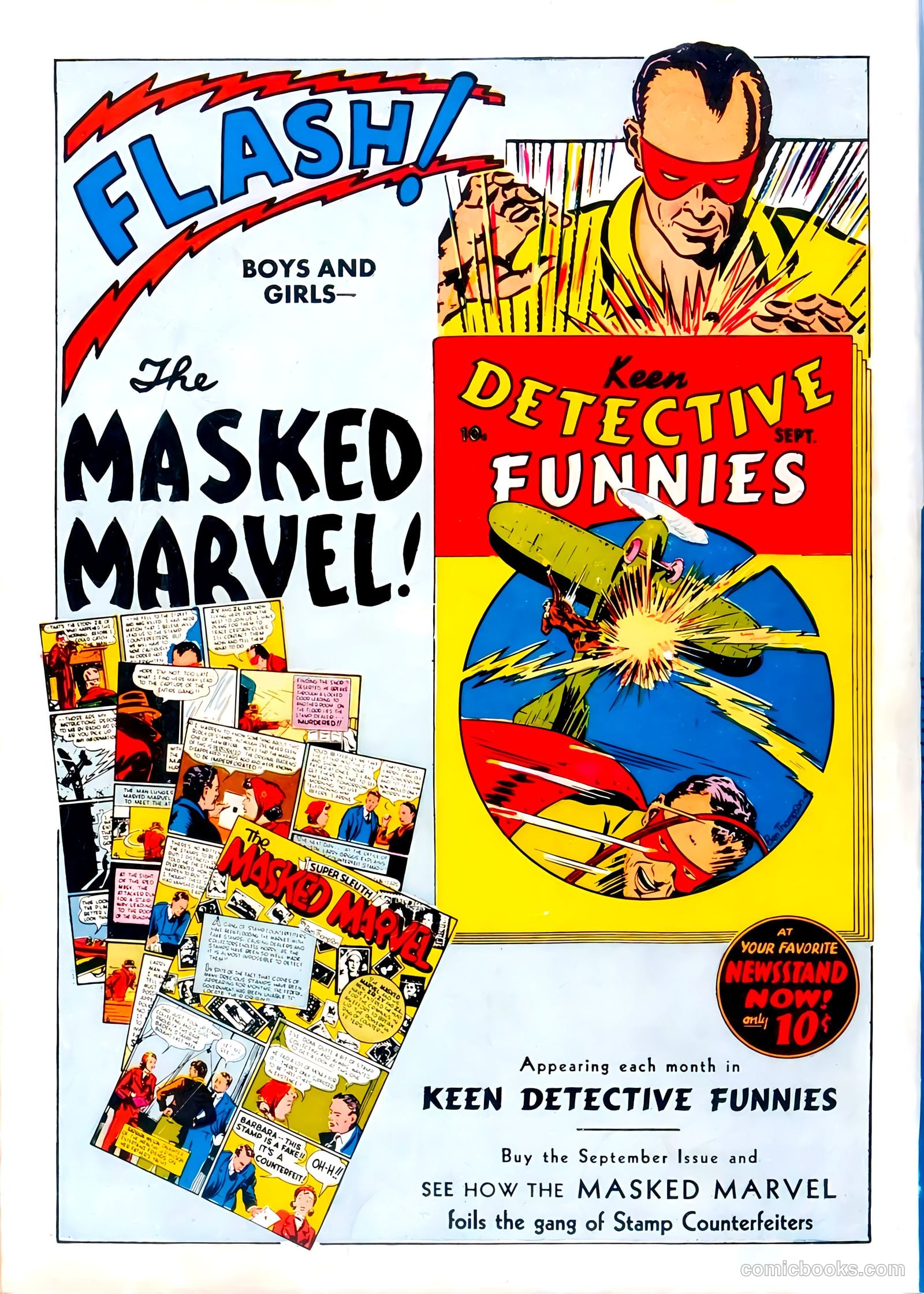 Amazing Man Comics #5 (1938) — page 68 of 68