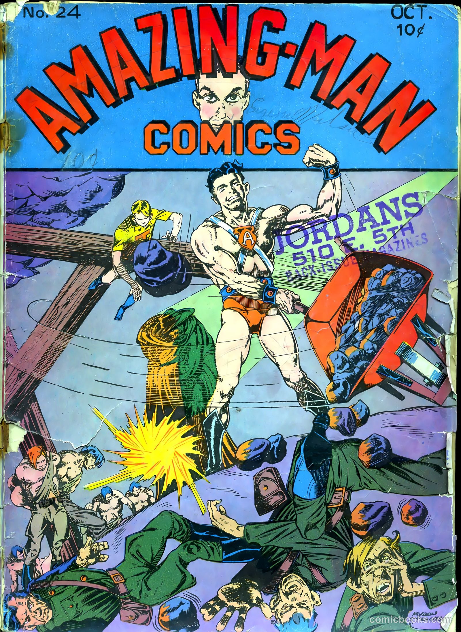 Amazing Man Comics #6